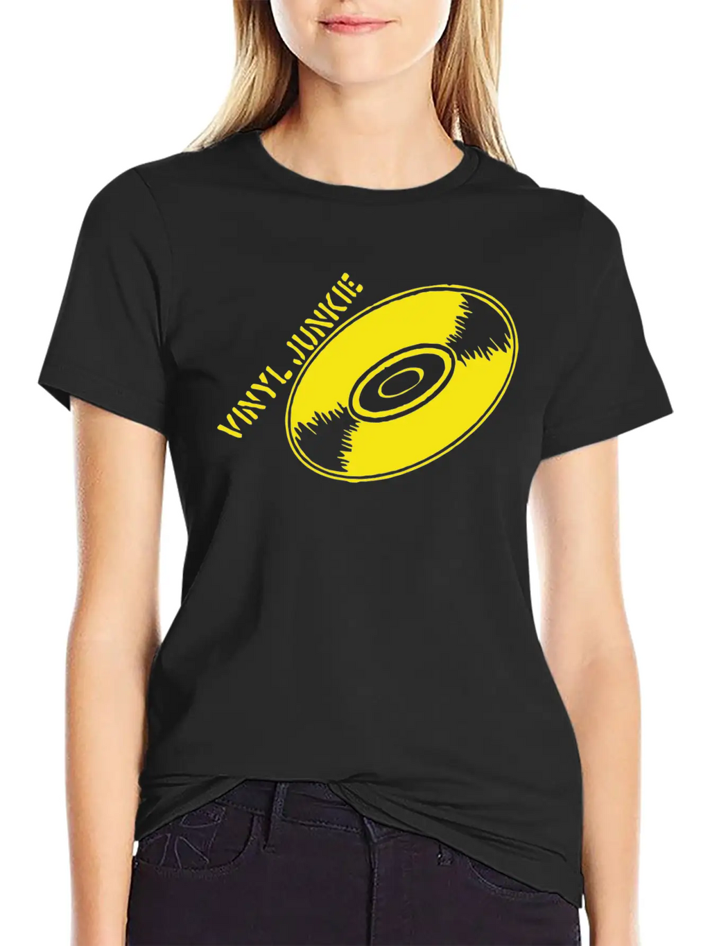 VINYL JUNKIE Classic Cotton Tee – Unisex Comfort For Any Season