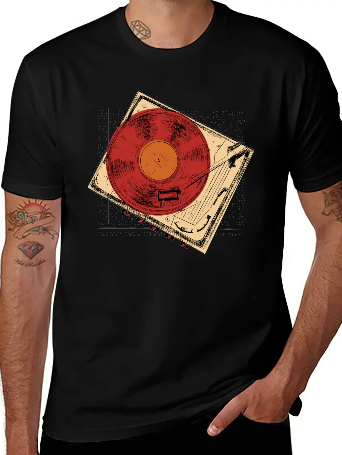 Vinyl Old-school Audio Vinyl Old-school Audio Desi Relaxed Everyday Tee – Lightweight And Durable Cotton