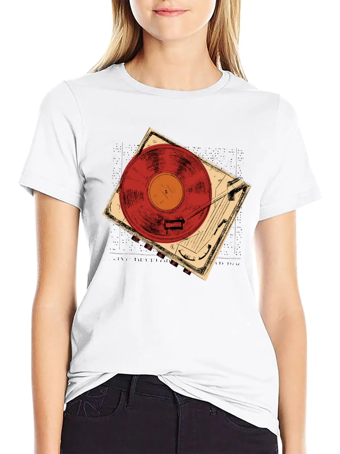Vinyl Old-school Audio Vinyl Old-school Audio Desi Relaxed Everyday Tee – Lightweight And Durable Cotton