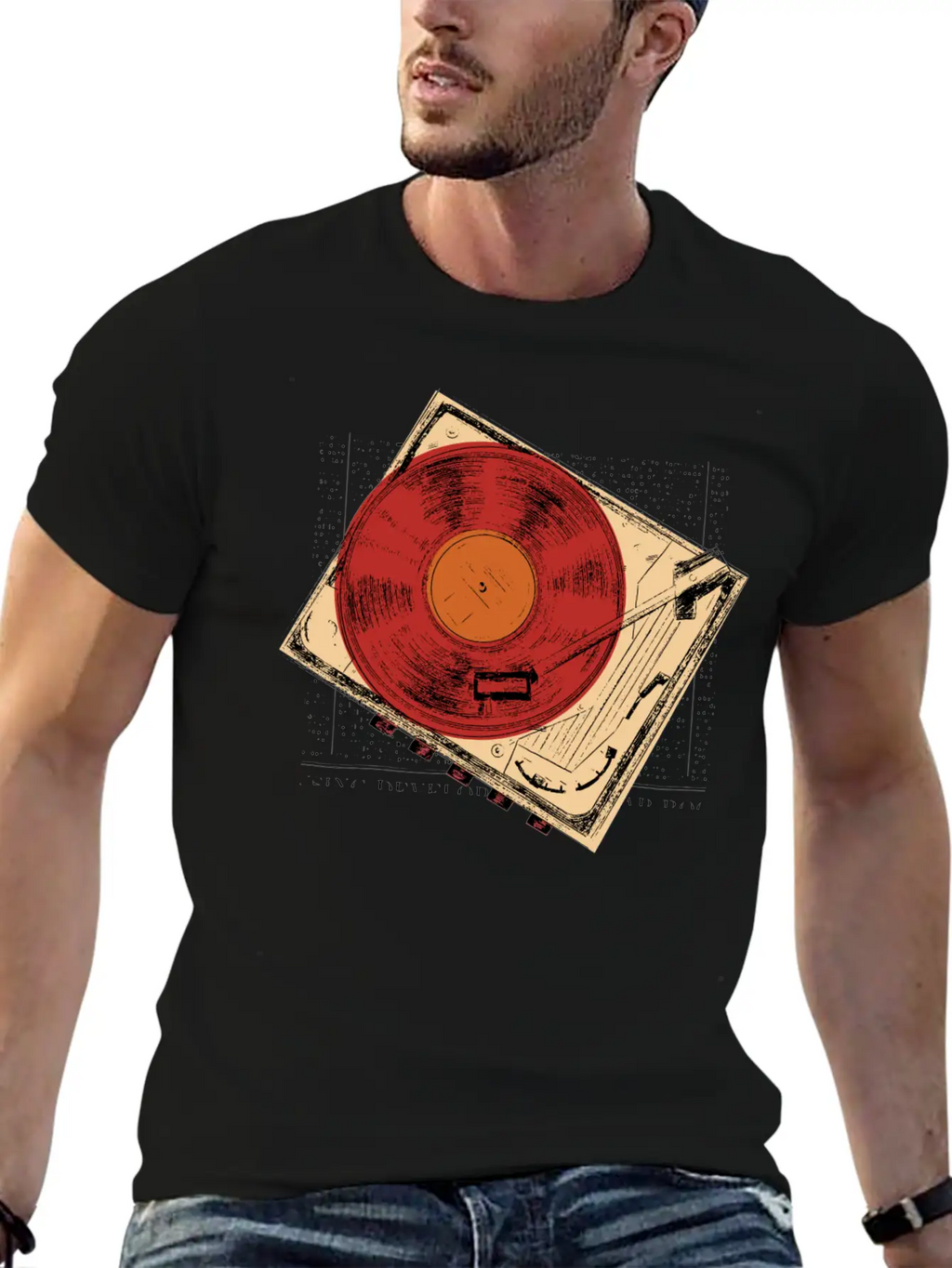 Vinyl Old-school Audio Vinyl Old-school Audio Desi Relaxed Everyday Tee – Lightweight And Durable Cotton
