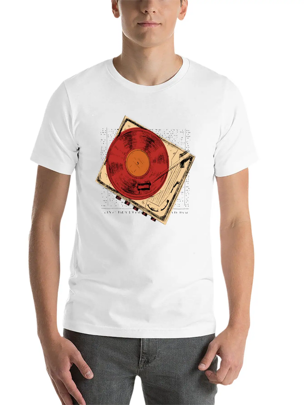 Vinyl Old-school Audio Vinyl Old-school Audio Desi Relaxed Everyday Tee – Lightweight And Durable Cotton