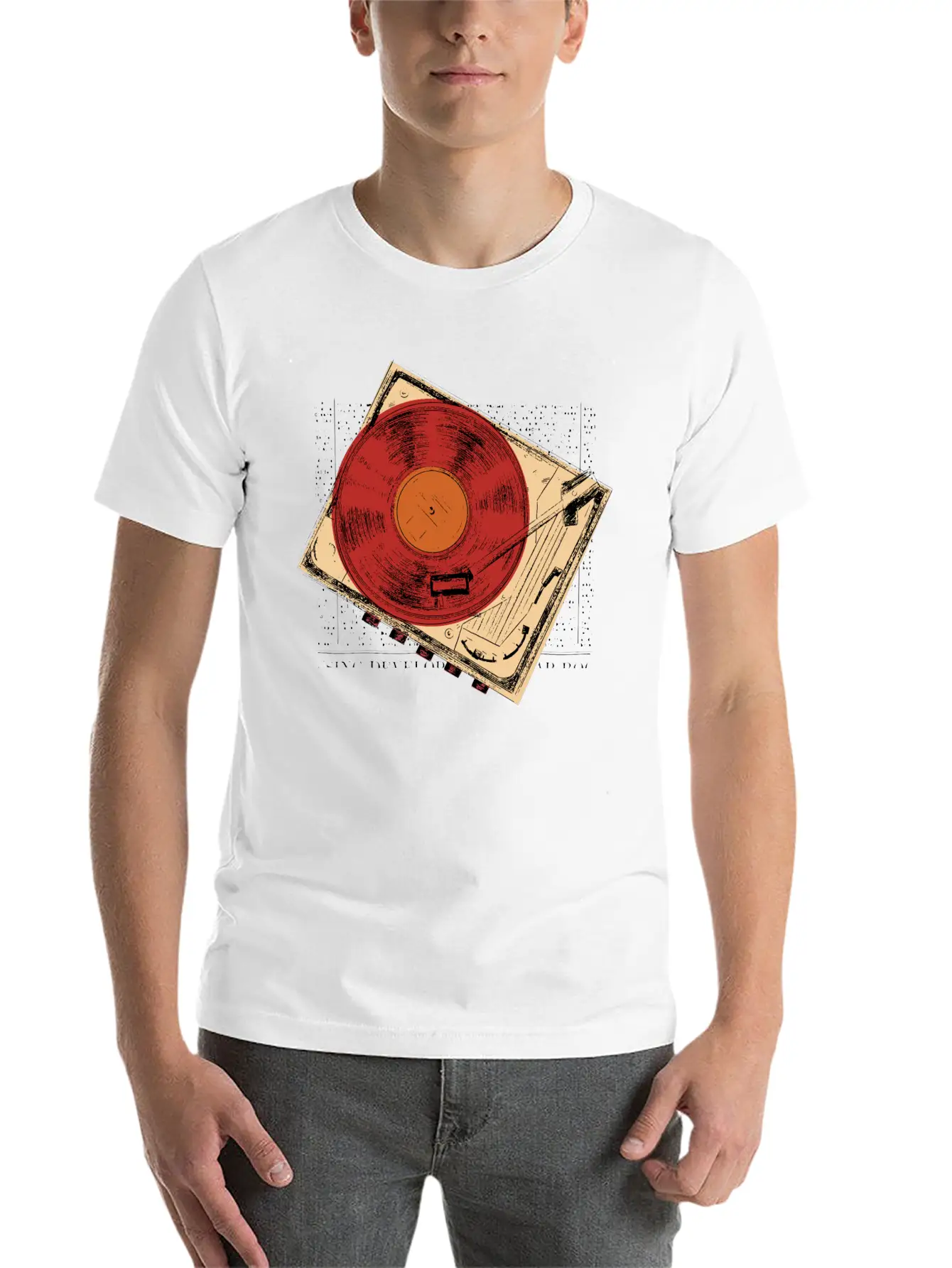 Vinyl Old-school Audio Vinyl Old-school Audio Desi Relaxed Everyday Tee – Lightweight And Durable Cotton