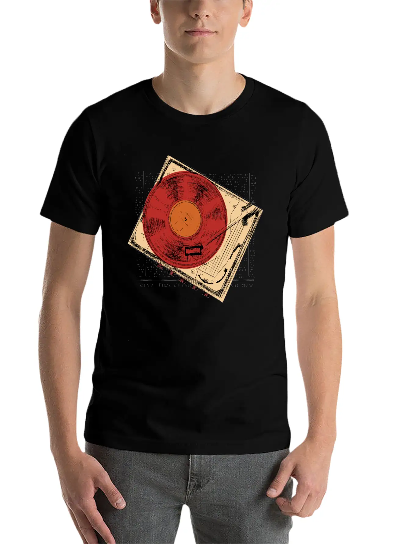 Vinyl Old-school Audio Vinyl Old-school Audio Desi Relaxed Everyday Tee – Lightweight And Durable Cotton