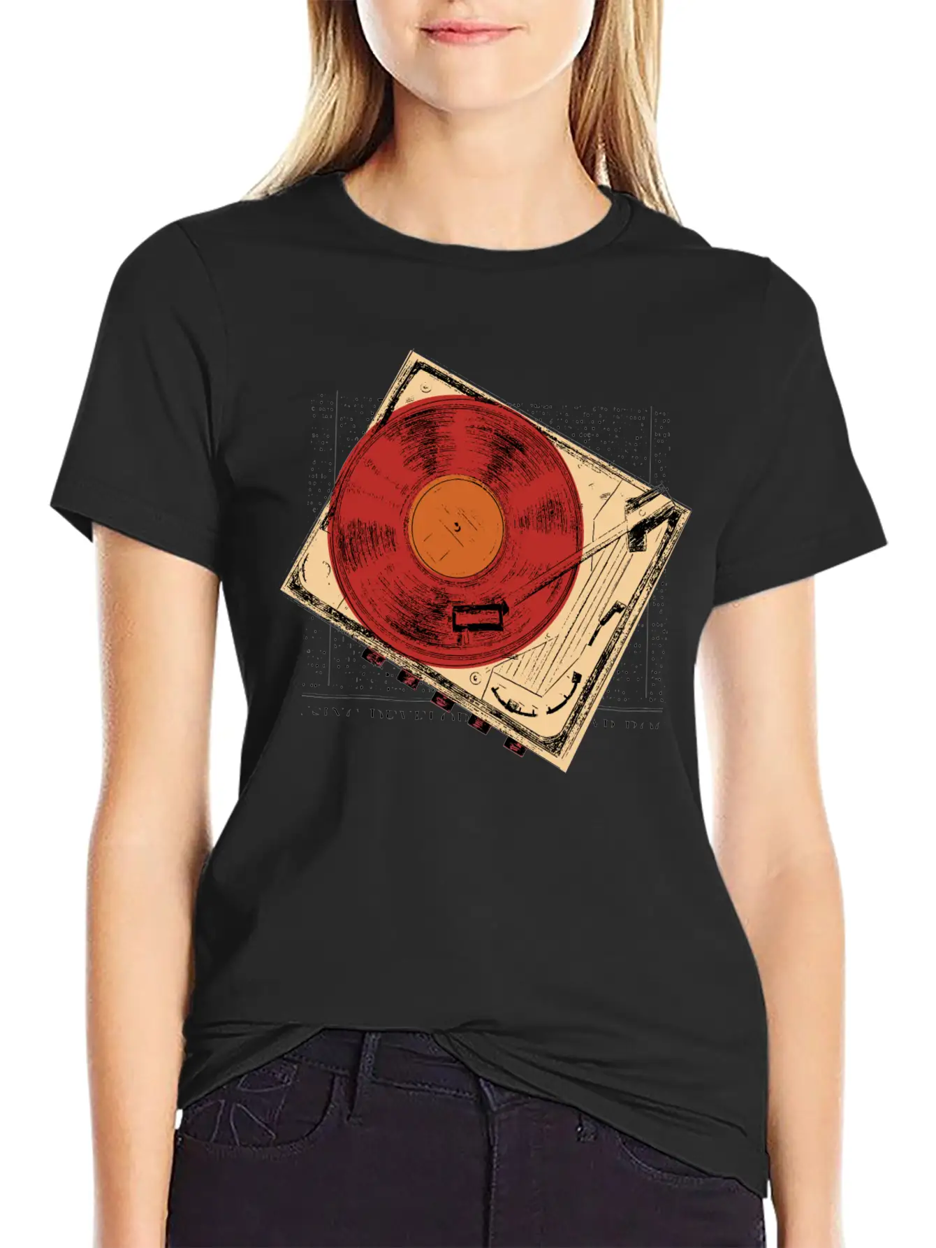 Vinyl Old-school Audio Vinyl Old-school Audio Desi Relaxed Everyday Tee – Lightweight And Durable Cotton