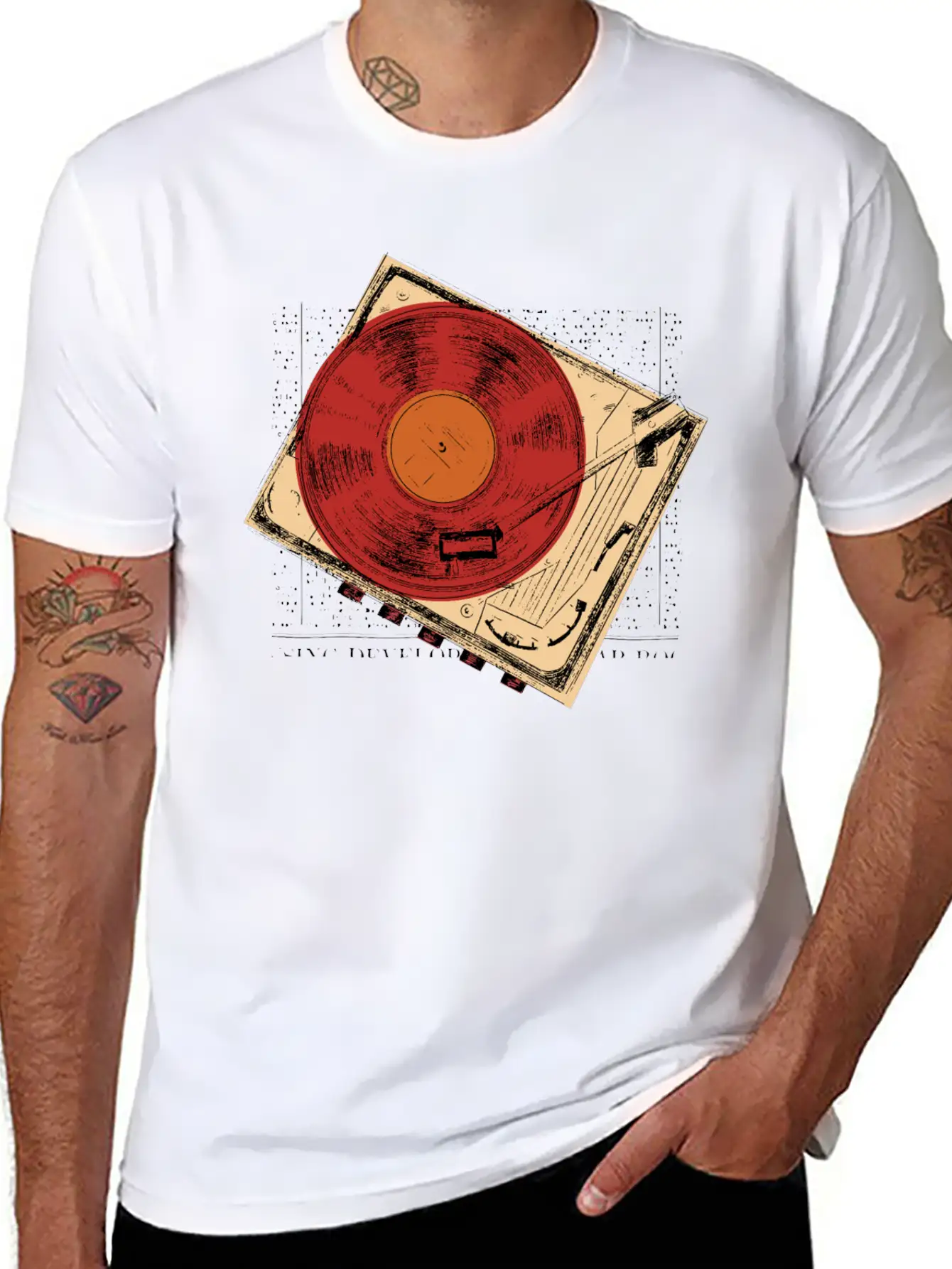 Vinyl Old-school Audio Vinyl Old-school Audio Desi Relaxed Everyday Tee – Lightweight And Durable Cotton