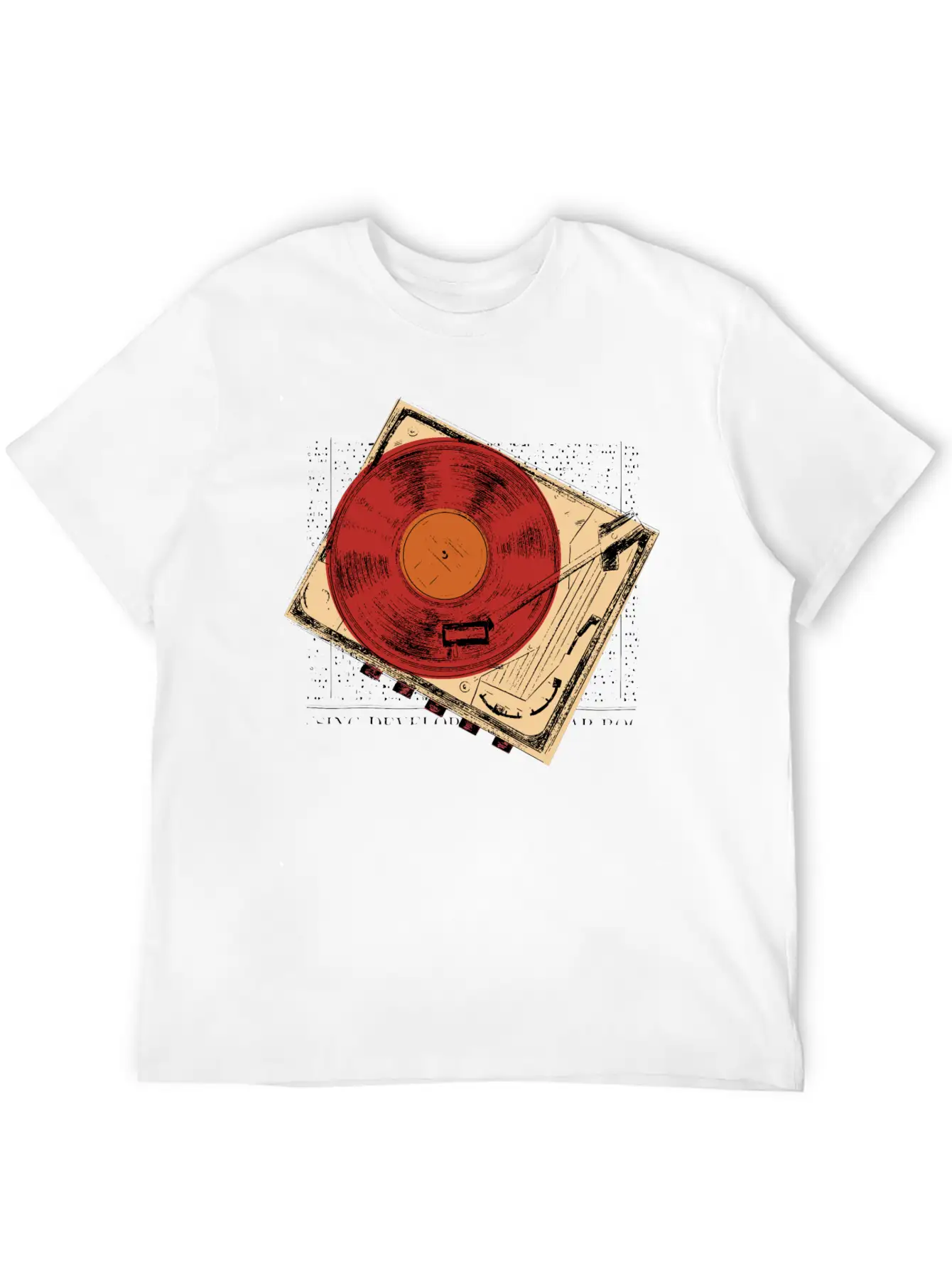 Vinyl Old-school Audio Vinyl Old-school Audio Desi Relaxed Everyday Tee – Lightweight And Durable Cotton