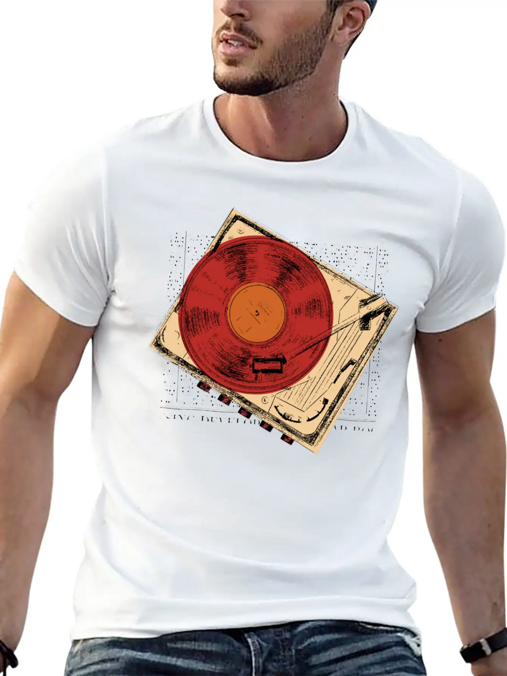 Vinyl Old-school Audio Vinyl Old-school Audio Desi Relaxed Everyday Tee – Lightweight And Durable Cotton