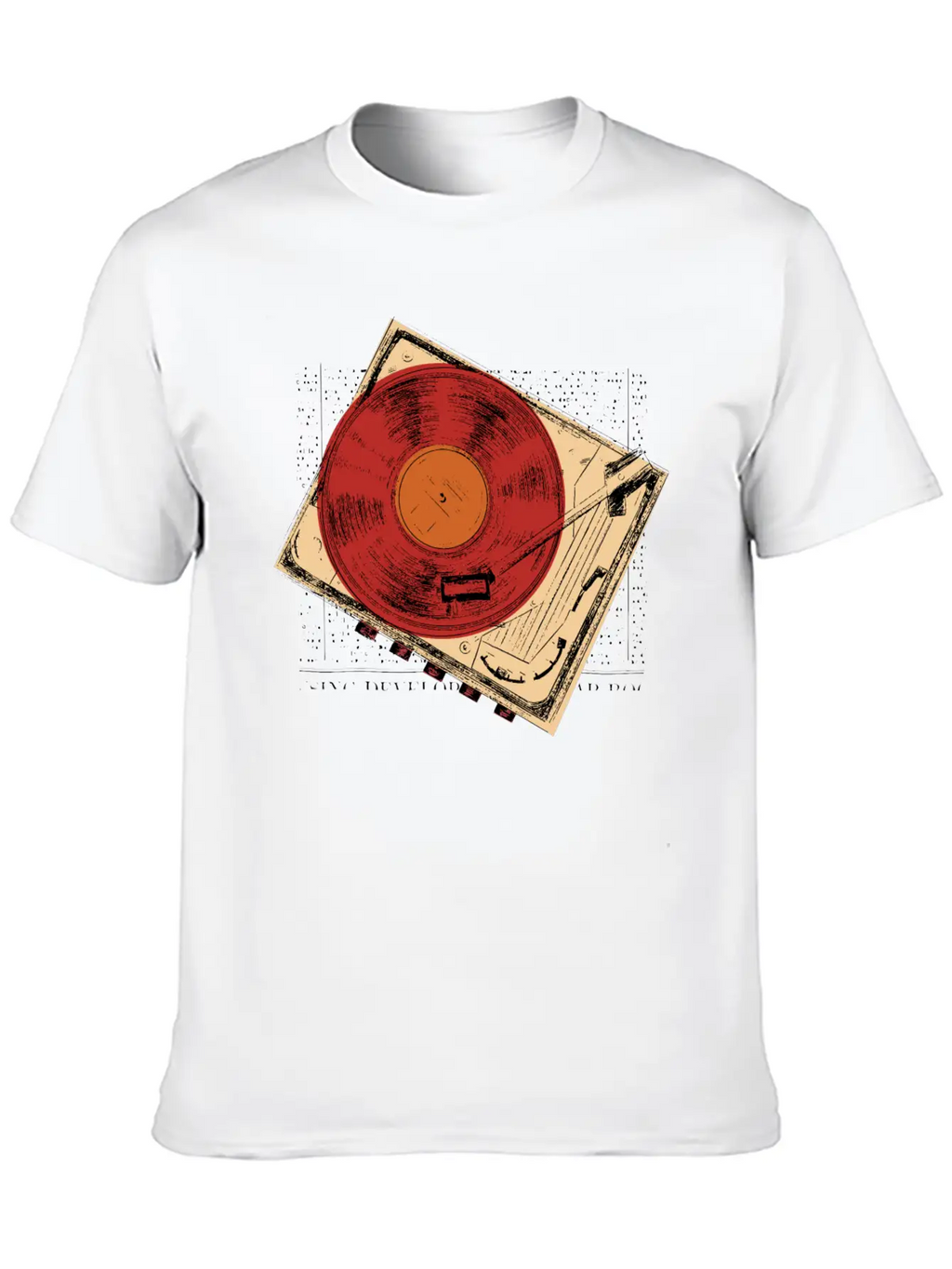 Vinyl Old-school Audio Vinyl Old-school Audio Desi Relaxed Everyday Tee – Lightweight And Durable Cotton