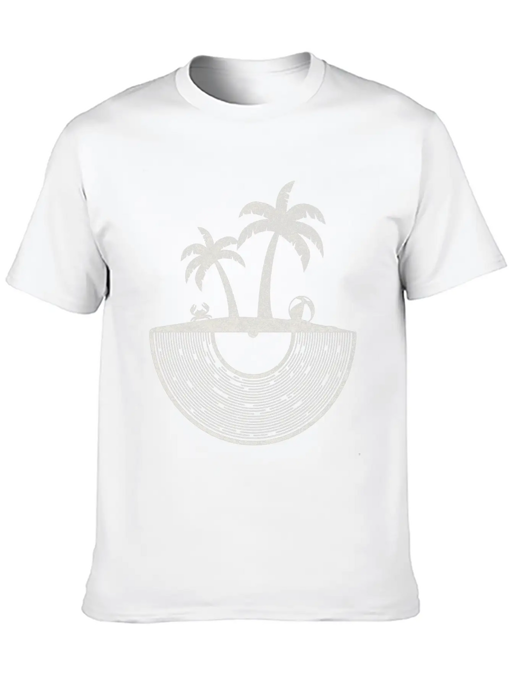 Vinyl Palm And Beach / Vinyl Records Vacation Tee Relaxed Everyday Tee – Lightweight And Durable Cotton