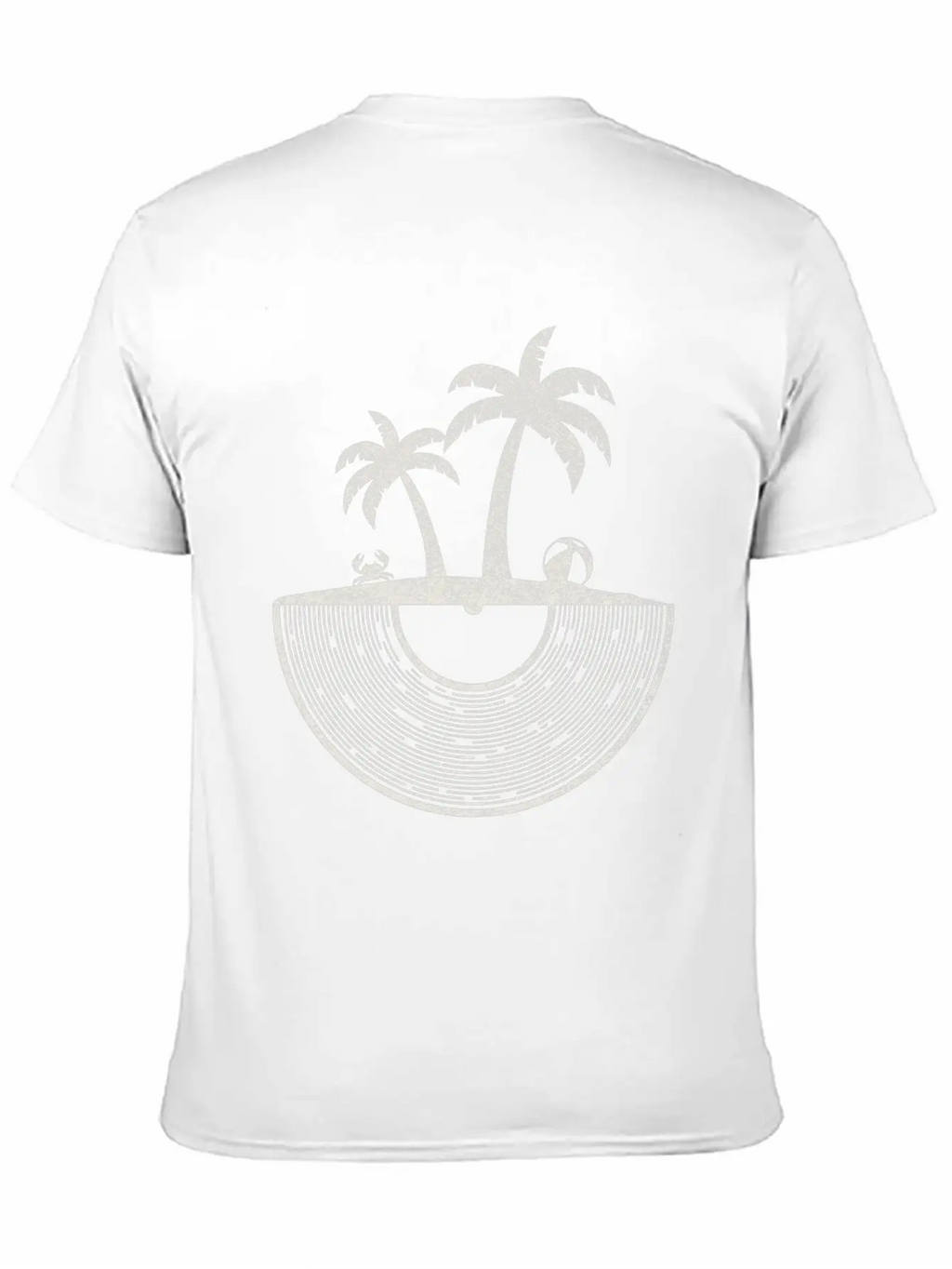 Vinyl Palm And Beach / Vinyl Records Vacation Tee Relaxed Everyday Tee – Lightweight And Durable Cotton