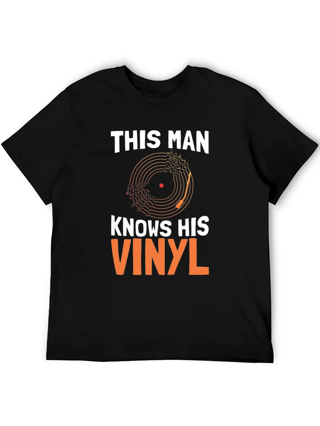 Vinyl Record Classic Cotton Tee – Unisex Comfort For Any Season