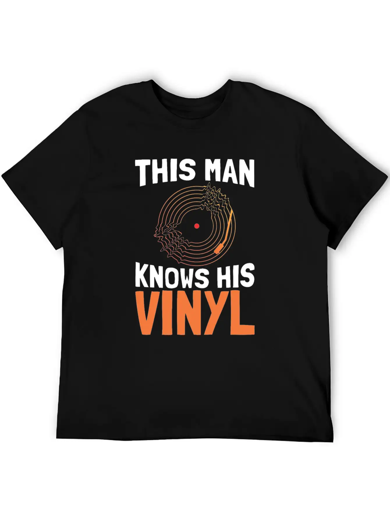 Vinyl Record Classic Cotton Tee – Unisex Comfort For Any Season