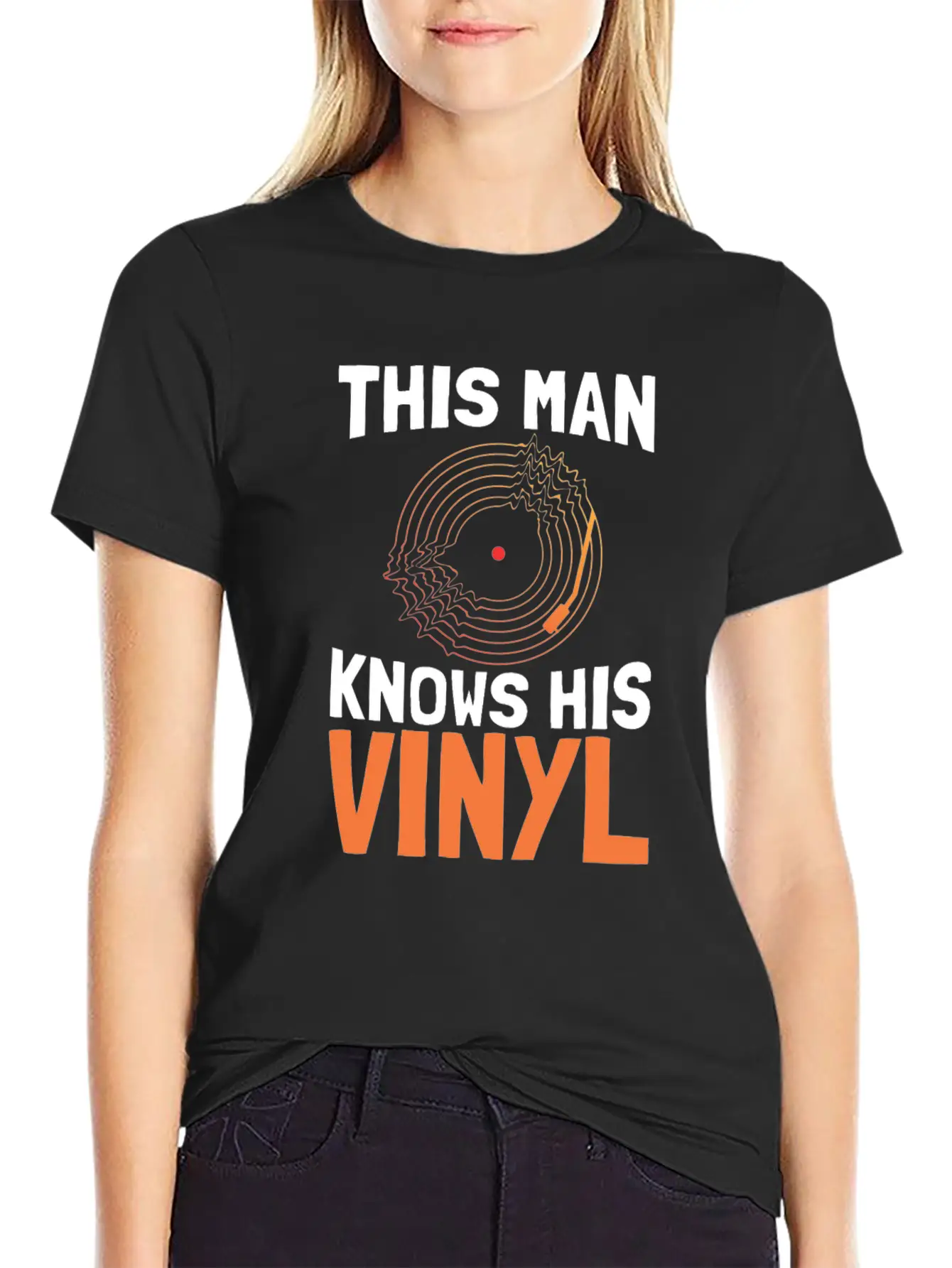Vinyl Record Classic Cotton Tee – Unisex Comfort For Any Season