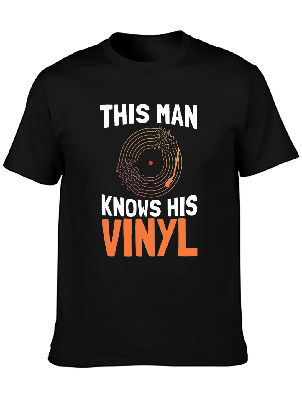 Vinyl Record Classic Cotton Tee – Unisex Comfort For Any Season