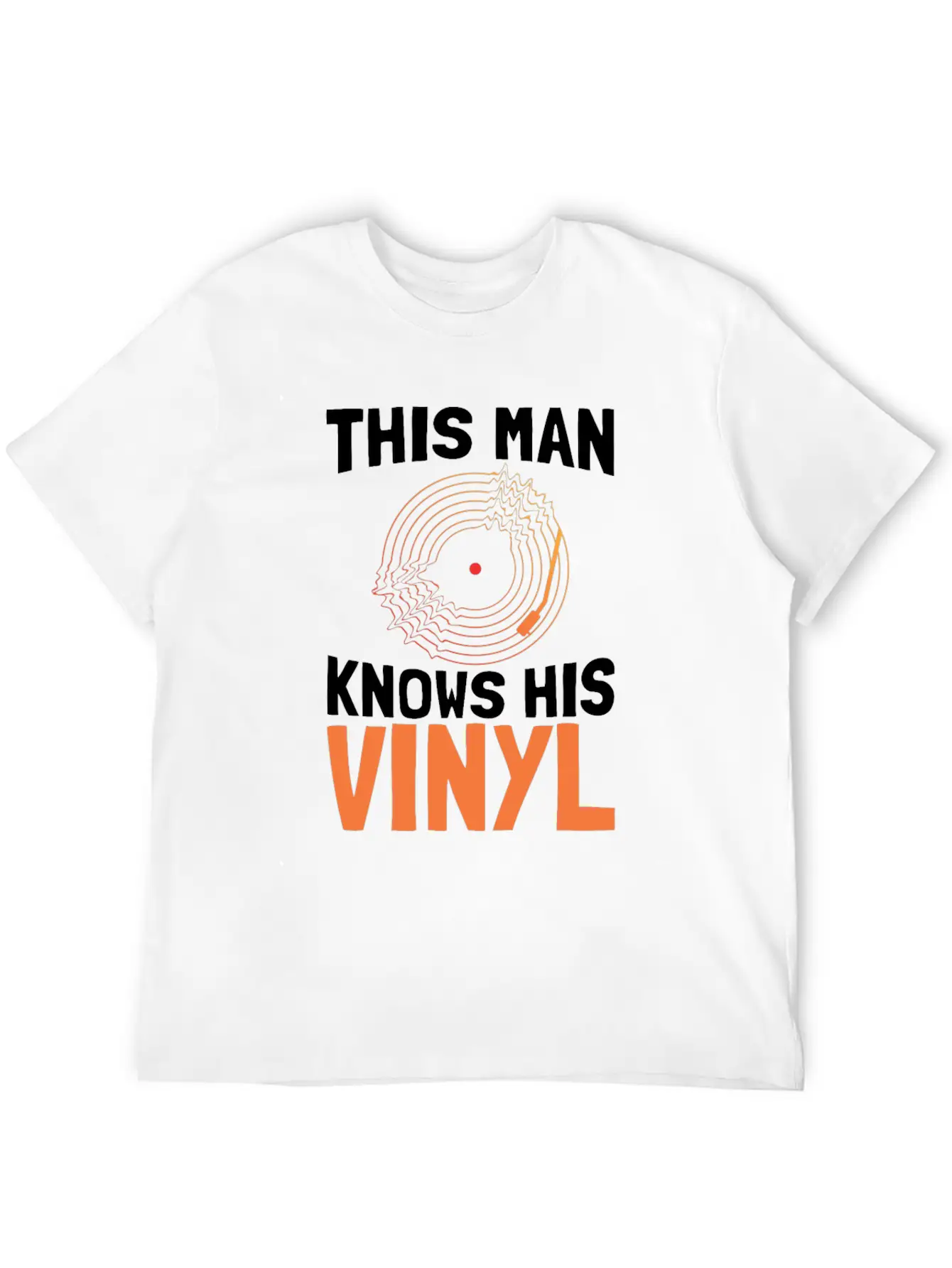 Vinyl Record Classic Cotton Tee – Unisex Comfort For Any Season