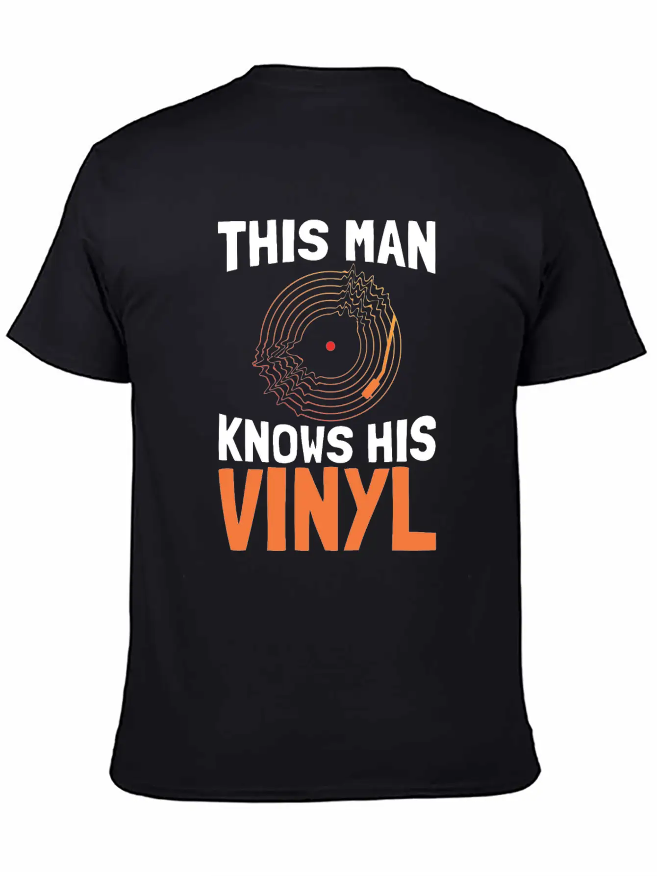 Vinyl Record Classic Cotton Tee – Unisex Comfort For Any Season