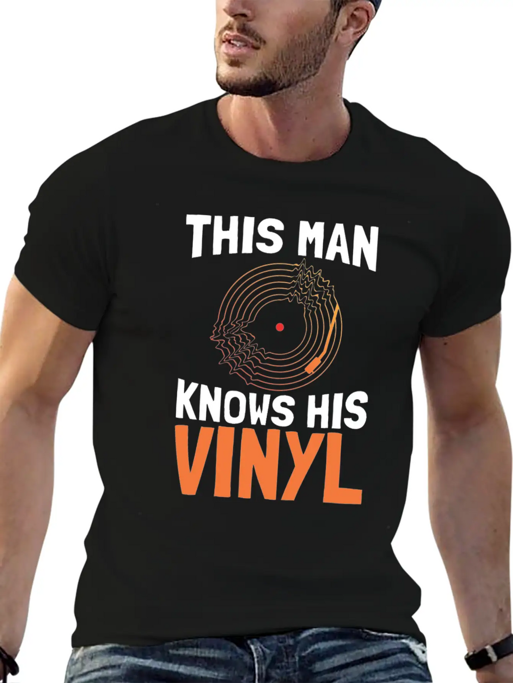 Vinyl Record Classic Cotton Tee – Unisex Comfort For Any Season