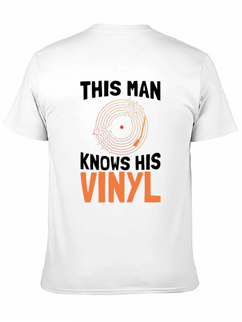 Vinyl Record Classic Cotton Tee – Unisex Comfort For Any Season