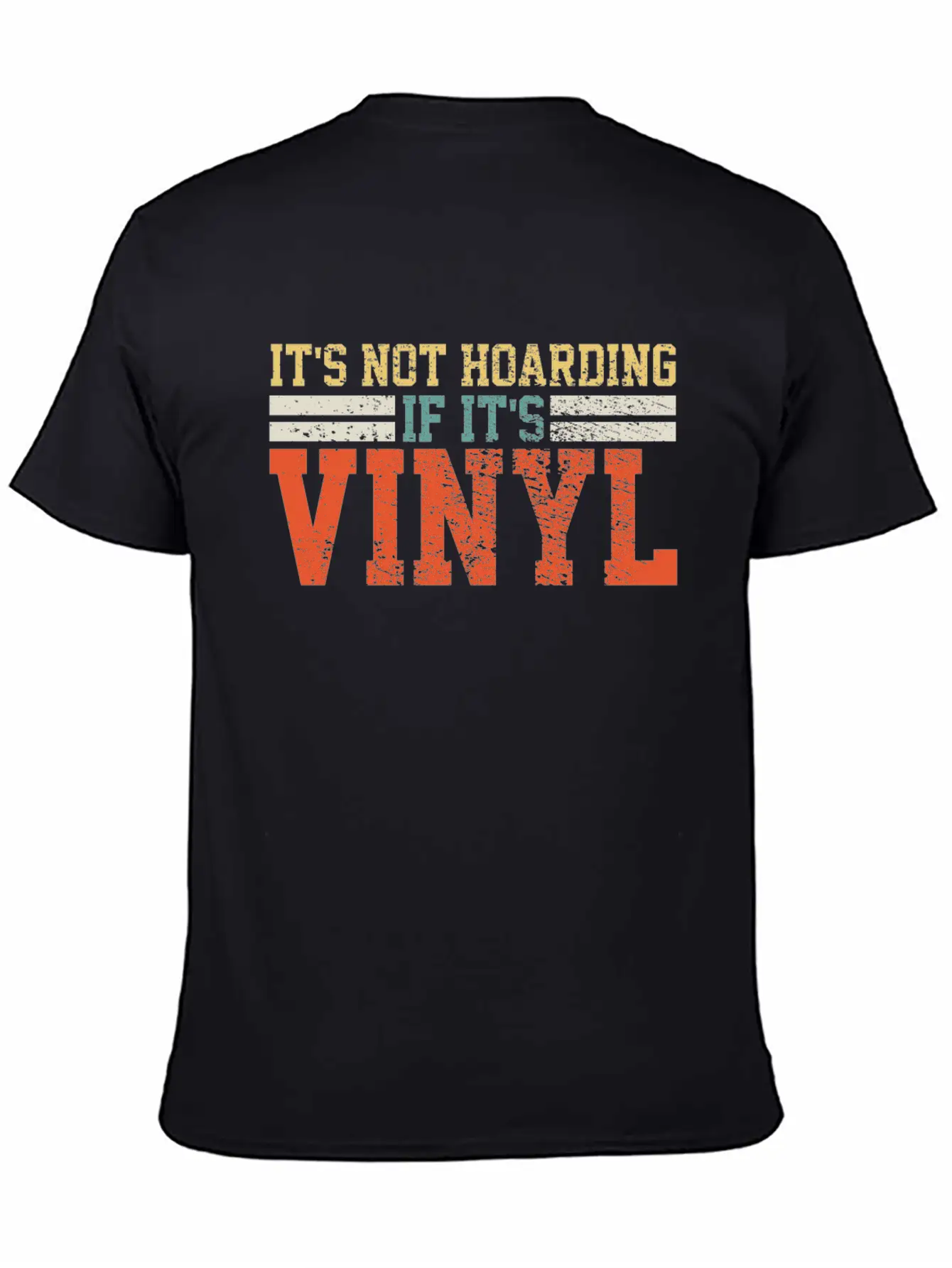 Vinyl Records Collector Retro Unisex Casual T-Shirt – Clean Design For Daily Comfort