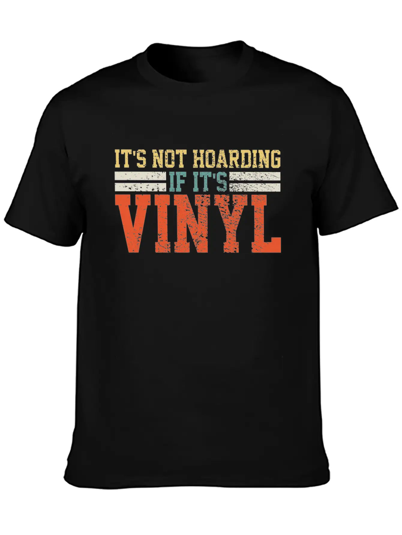 Vinyl Records Collector Retro Unisex Casual T-Shirt – Clean Design For Daily Comfort