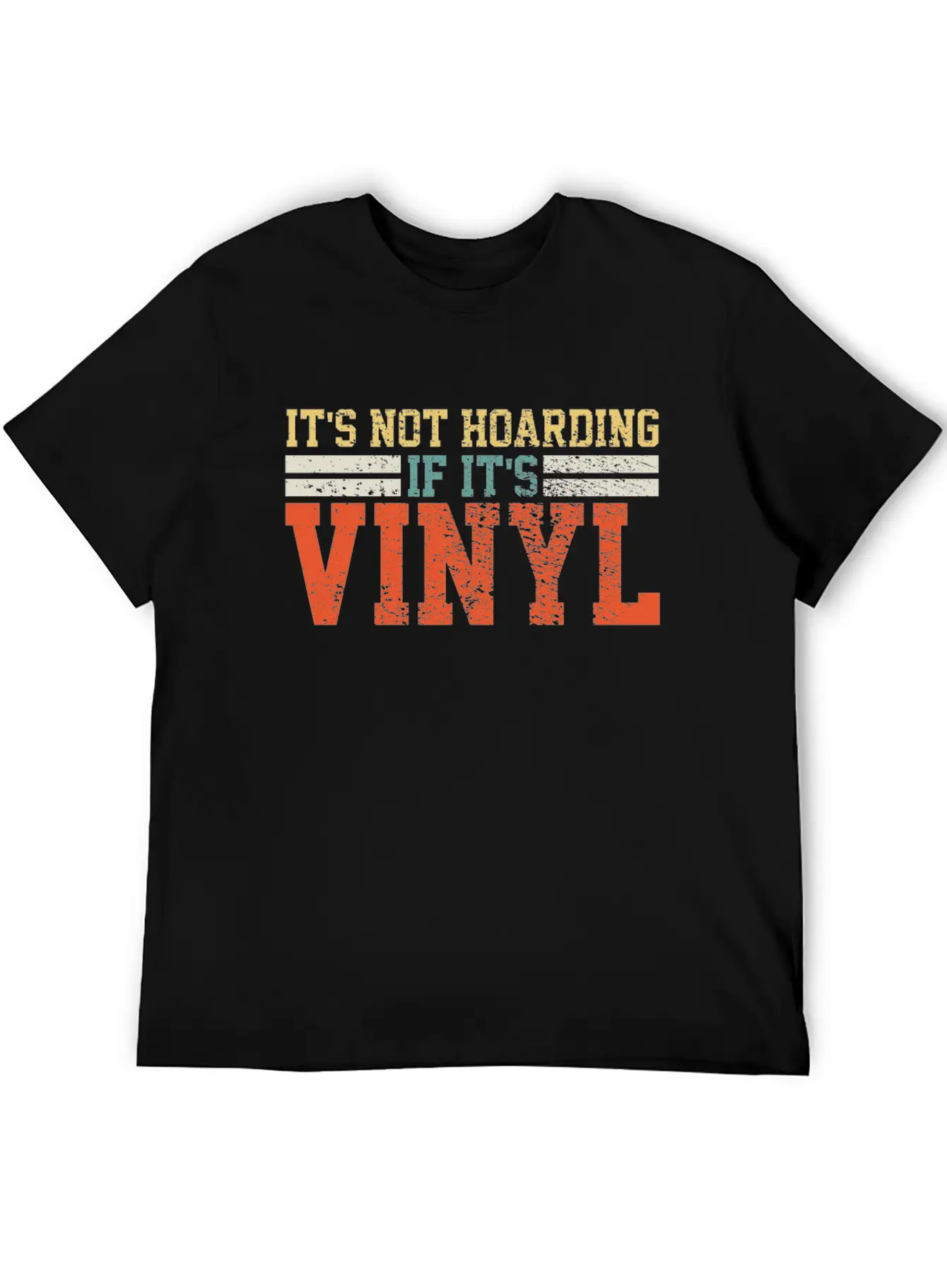 Vinyl Records Collector Retro Unisex Casual T-Shirt – Clean Design For Daily Comfort