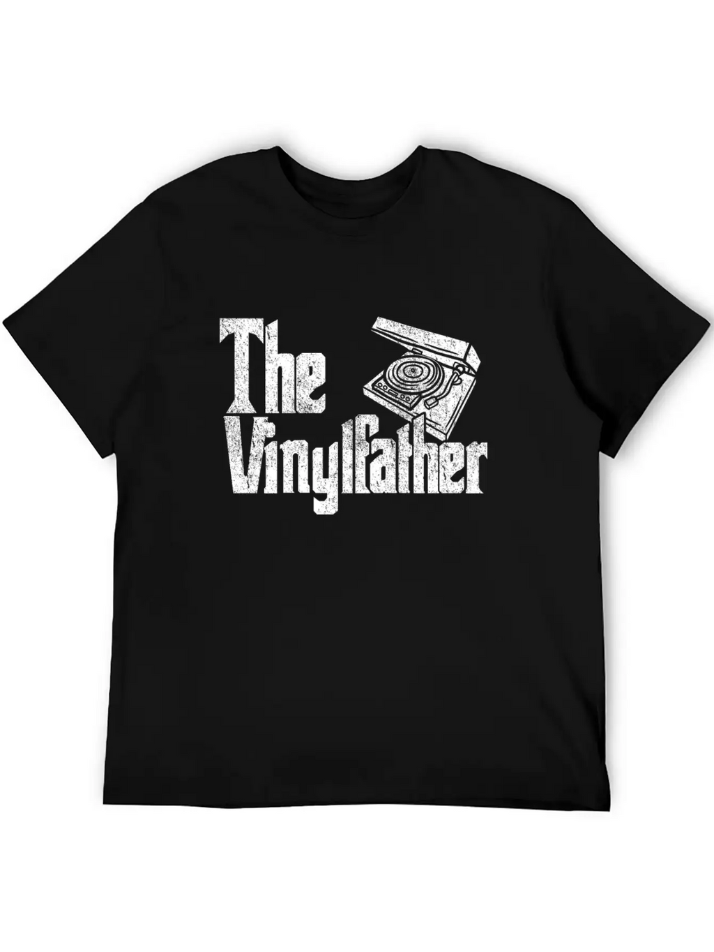 Vinyl The Vinylfather Father Retro Record Music Classic Cotton Tee – Unisex Comfort For Any Season