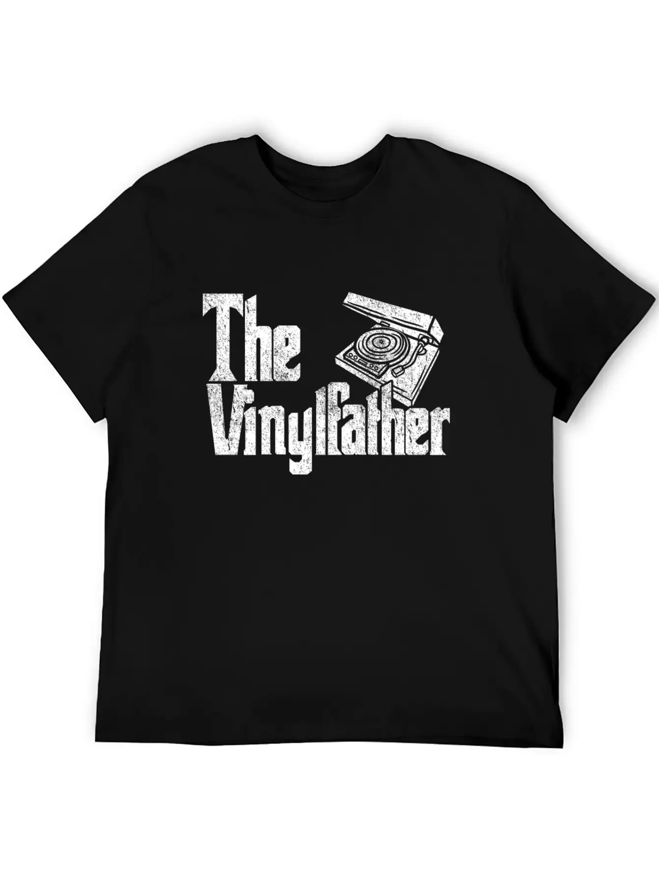 Vinyl The Vinylfather Father Retro Record Music Classic Cotton Tee – Unisex Comfort For Any Season