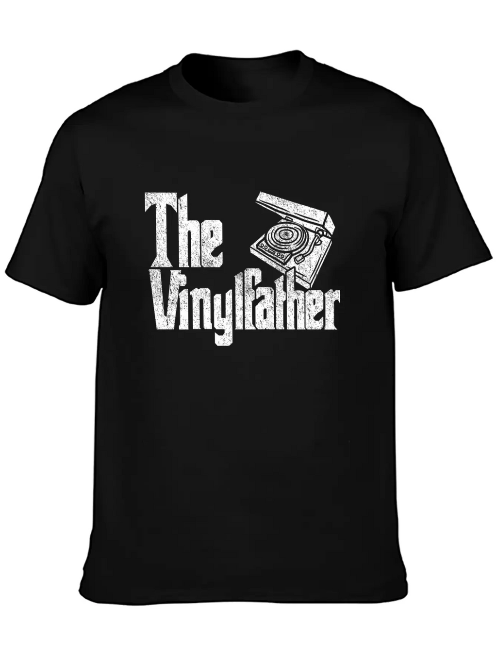 Vinyl The Vinylfather Father Retro Record Music Classic Cotton Tee – Unisex Comfort For Any Season