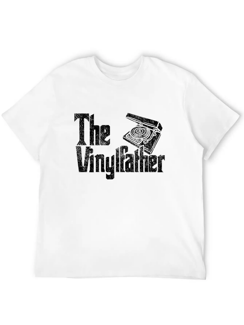 Vinyl The Vinylfather Father Retro Record Music Classic Cotton Tee – Unisex Comfort For Any Season