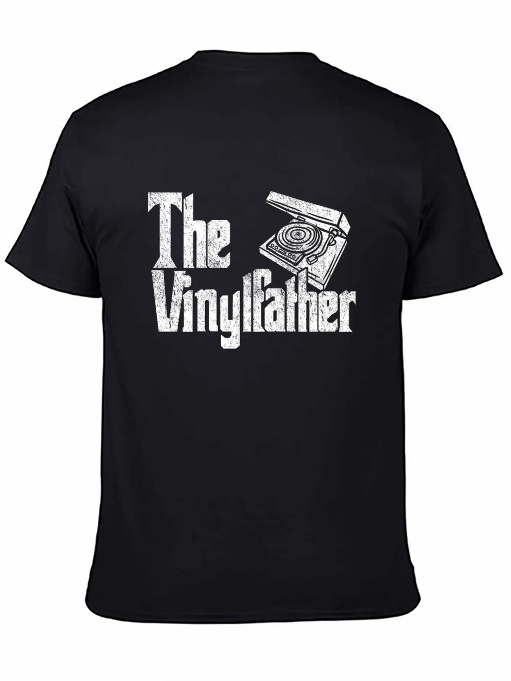 Vinyl The Vinylfather Father Retro Record Music Classic Cotton Tee – Unisex Comfort For Any Season