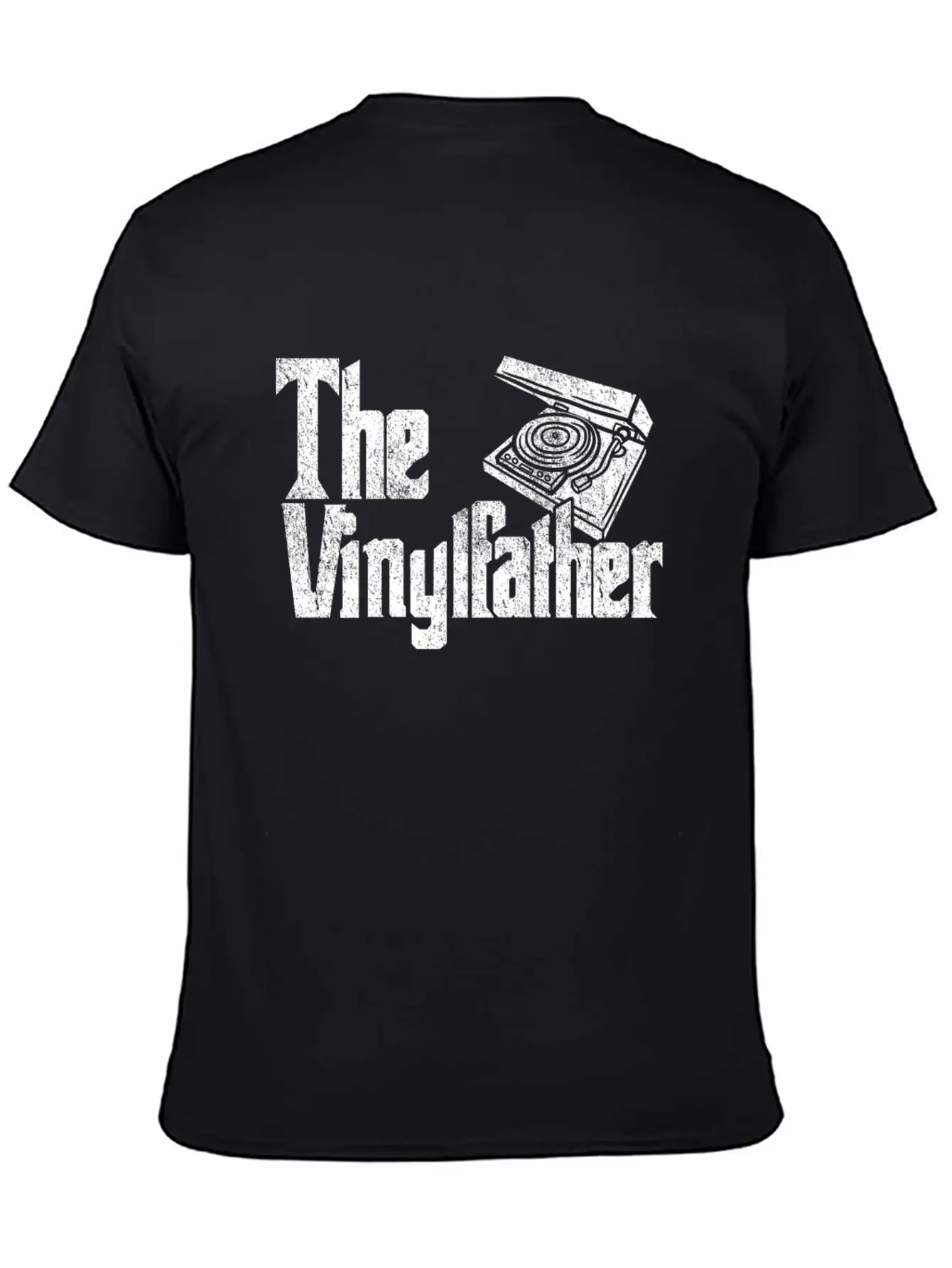 Vinyl The Vinylfather Father Retro Record Music Classic Cotton Tee – Unisex Comfort For Any Season