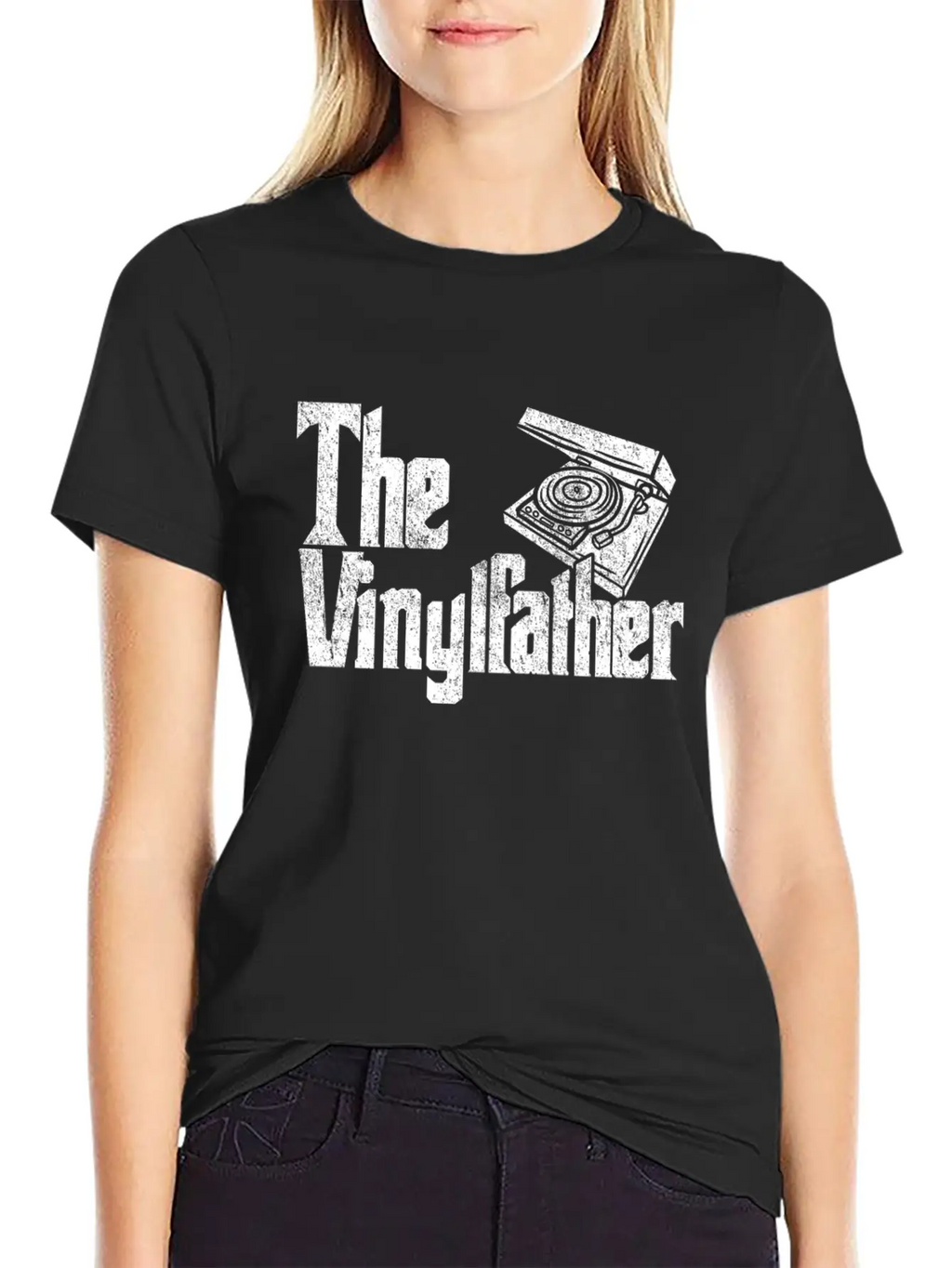 Vinyl The Vinylfather Father Retro Record Music Classic Cotton Tee – Unisex Comfort For Any Season
