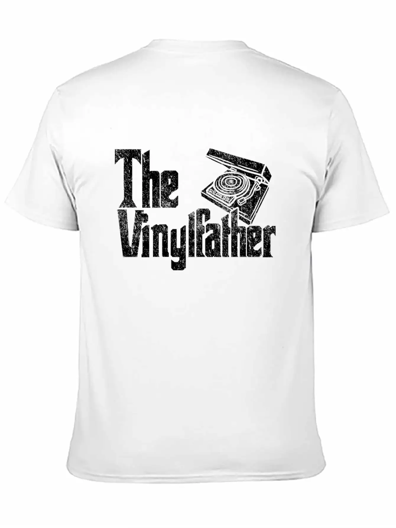Vinyl The Vinylfather Father Retro Record Music Classic Cotton Tee – Unisex Comfort For Any Season