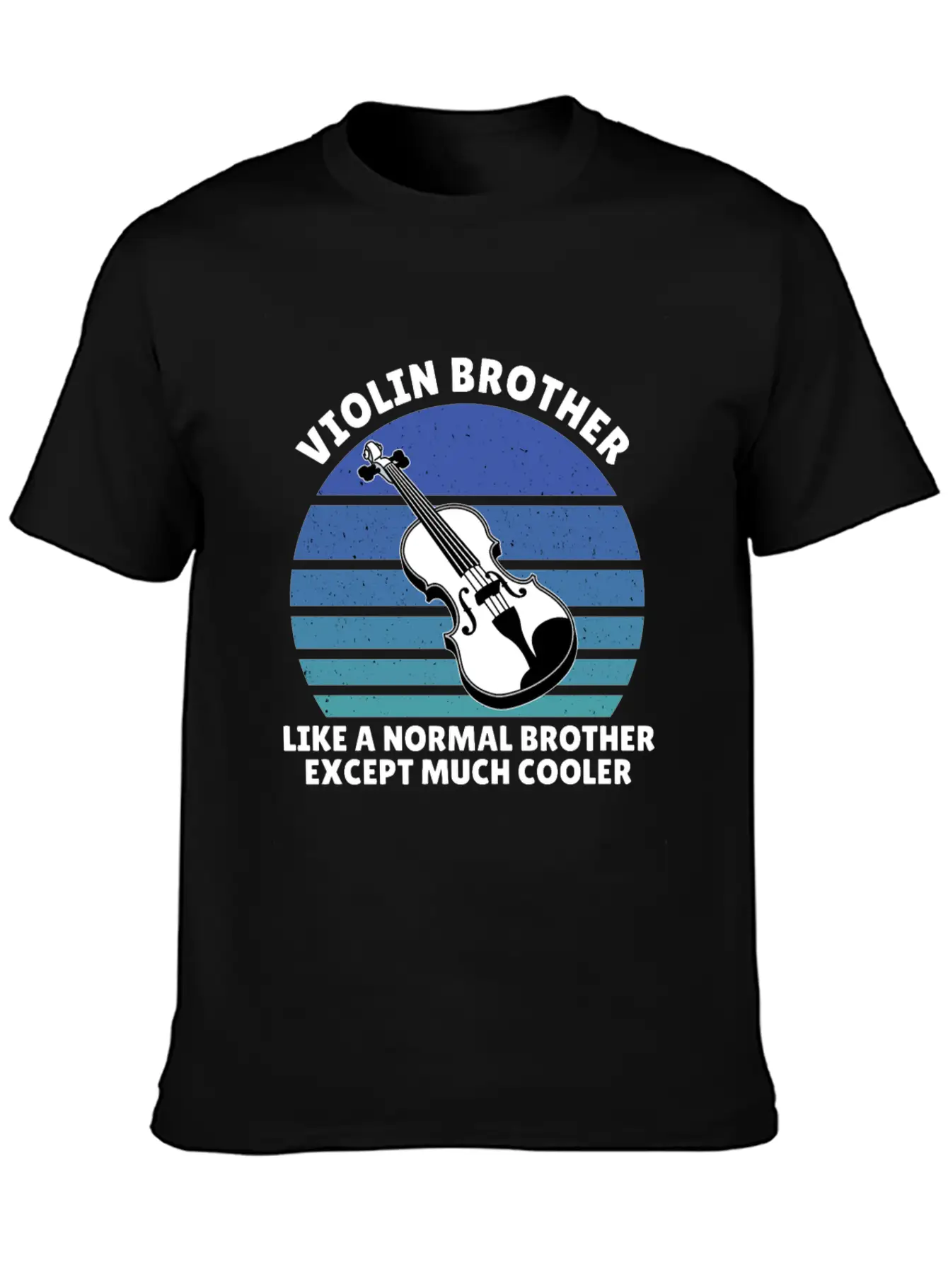 Violin Brother Breathable Soft Cotton T-Shirt – Timeless Casual Look