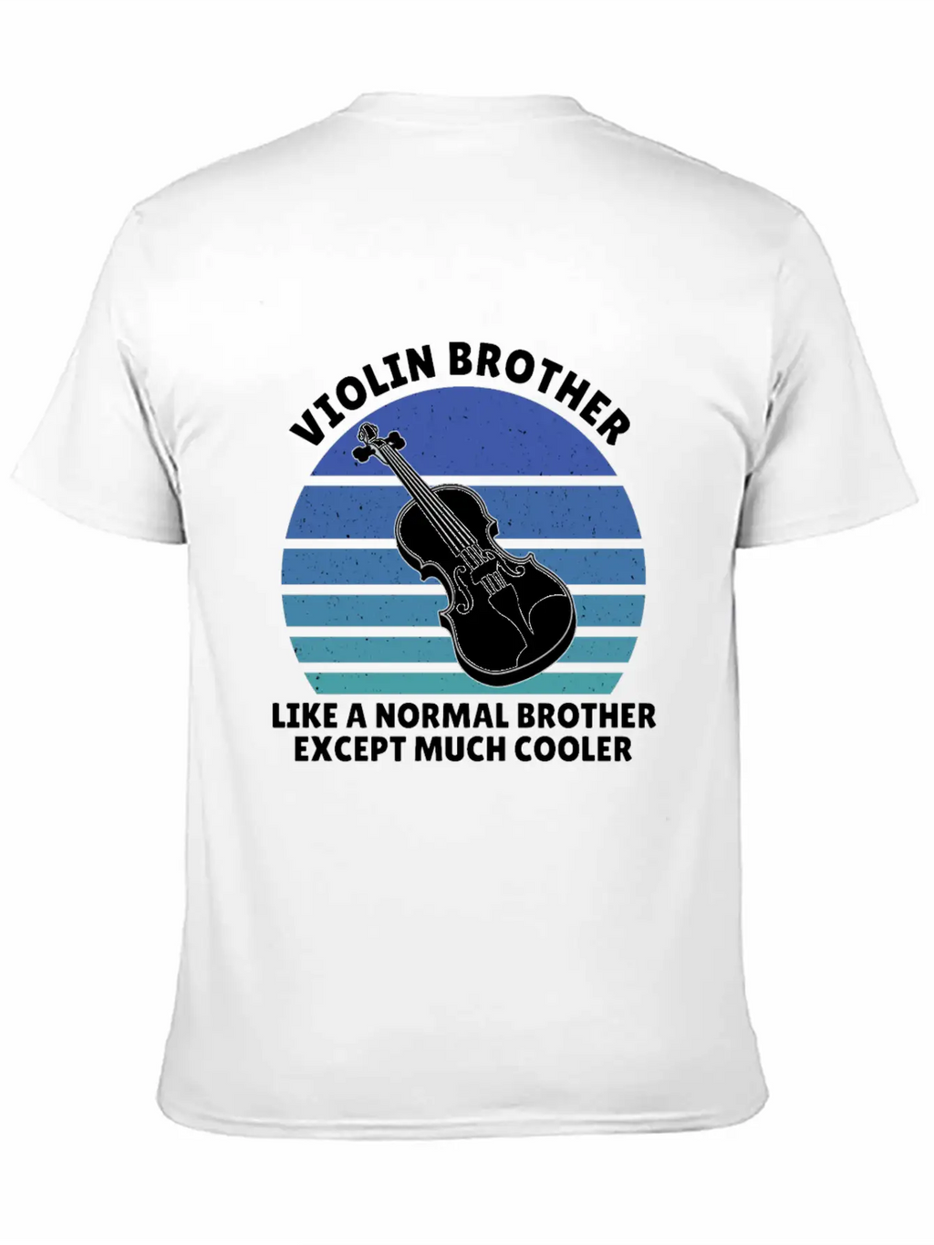 Violin Brother Breathable Soft Cotton T-Shirt – Timeless Casual Look