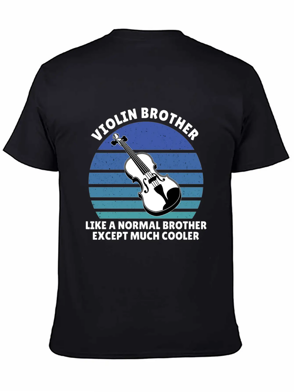 Violin Brother Breathable Soft Cotton T-Shirt – Timeless Casual Look