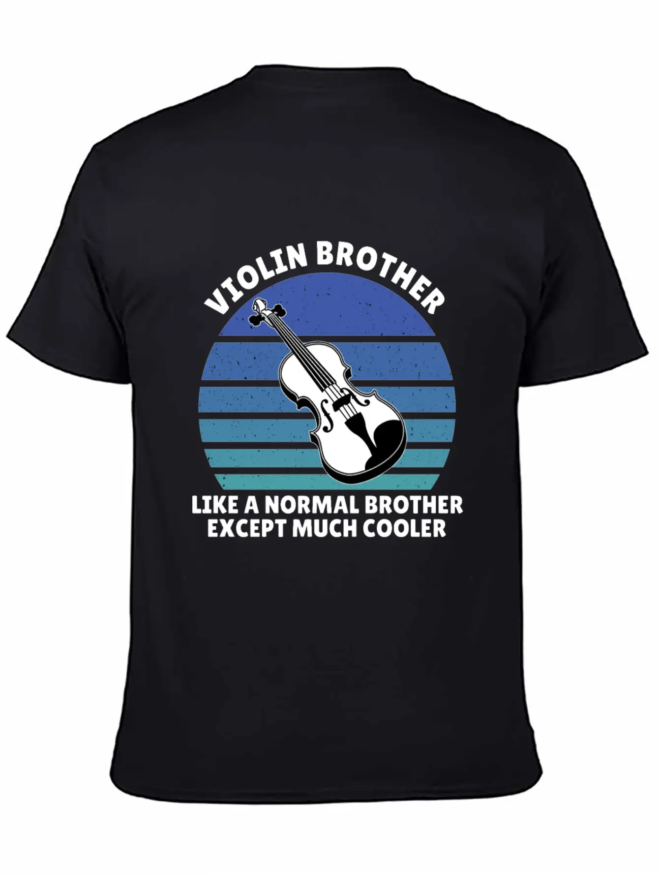 Violin Brother Breathable Soft Cotton T-Shirt – Timeless Casual Look