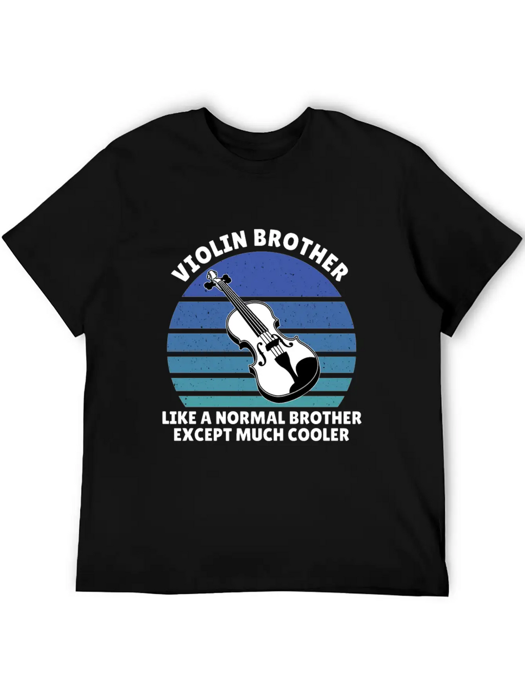 Violin Brother Breathable Soft Cotton T-Shirt – Timeless Casual Look