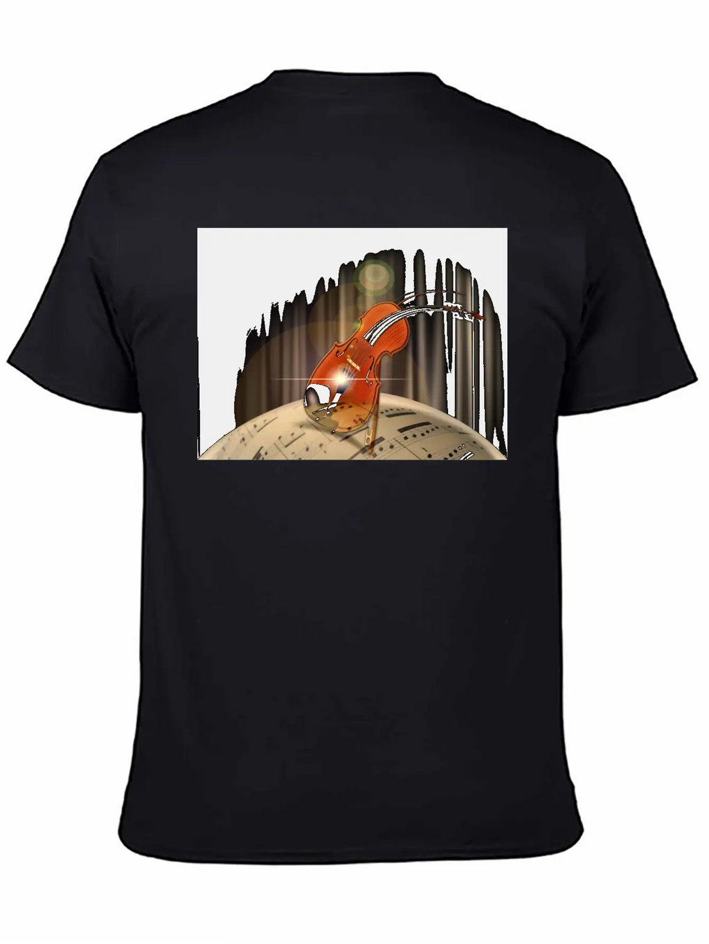 Violin Essential Unisex Summer Tee – Soft Cotton Casual Fit