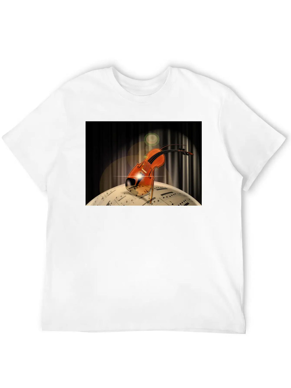 Violin Essential Unisex Summer Tee – Soft Cotton Casual Fit