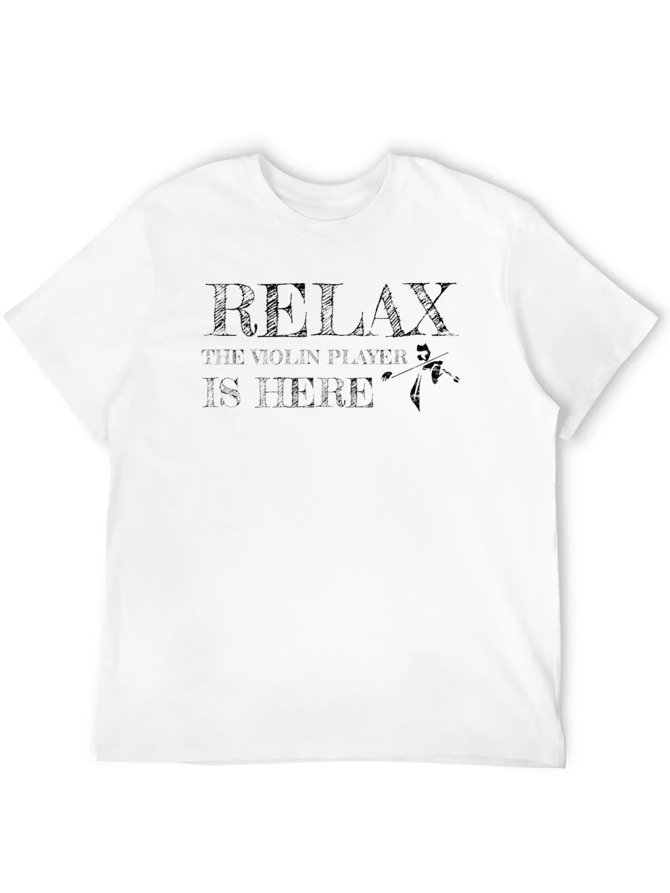 Violin Musician Basic Graphic T-Shirt – Daily Comfort In Soft Cotton
