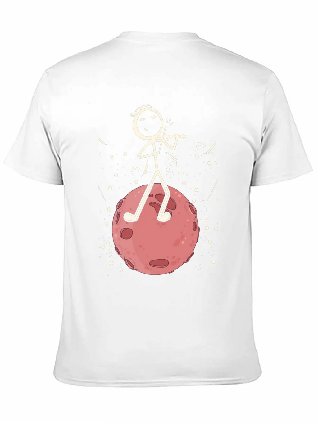 Violin Stick Player In Planet Violin Music Violin Classic Cotton Tee – Unisex Comfort For Any Season