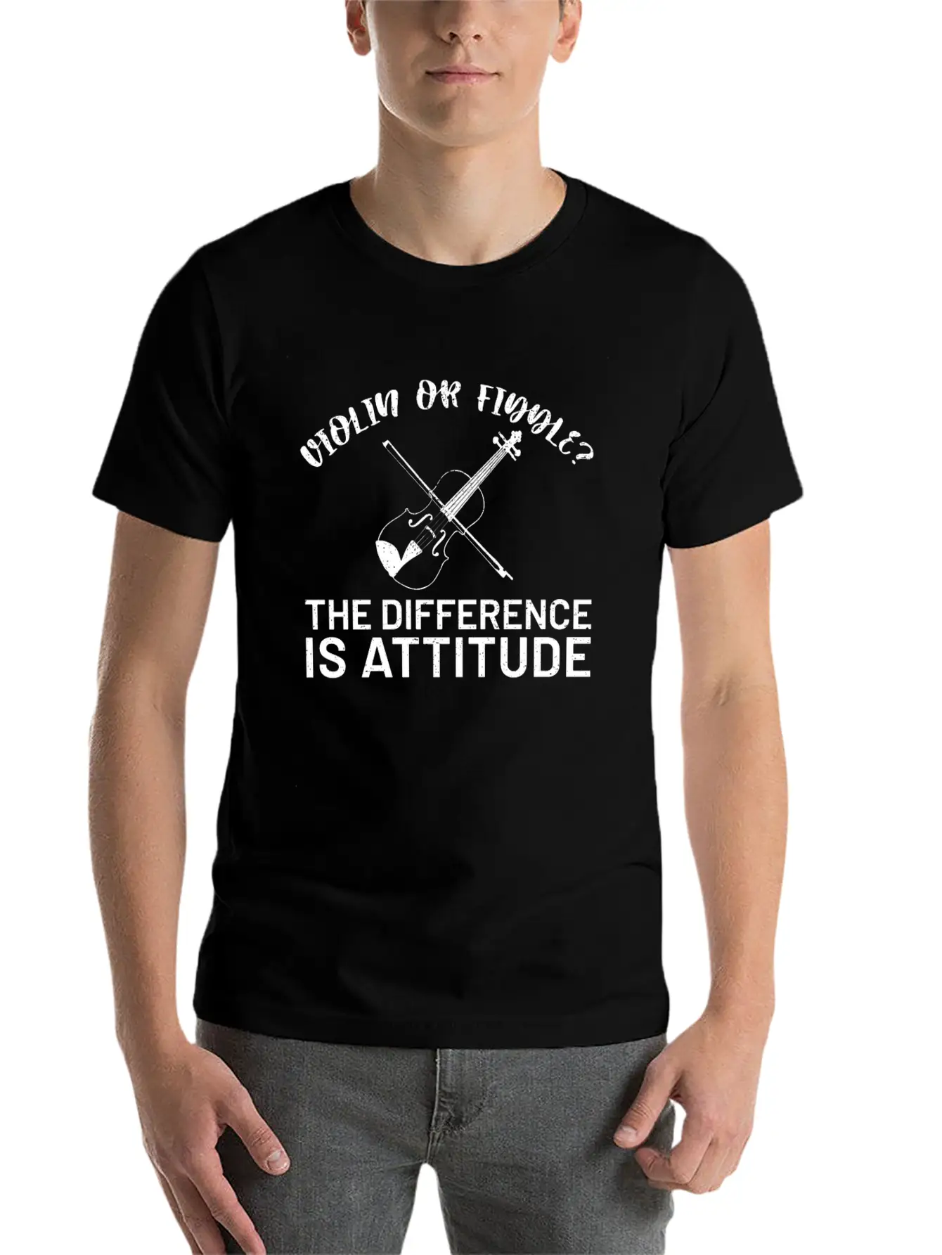 Violin Timeless Short Sleeve Tee – Comfy And Minimalist Design