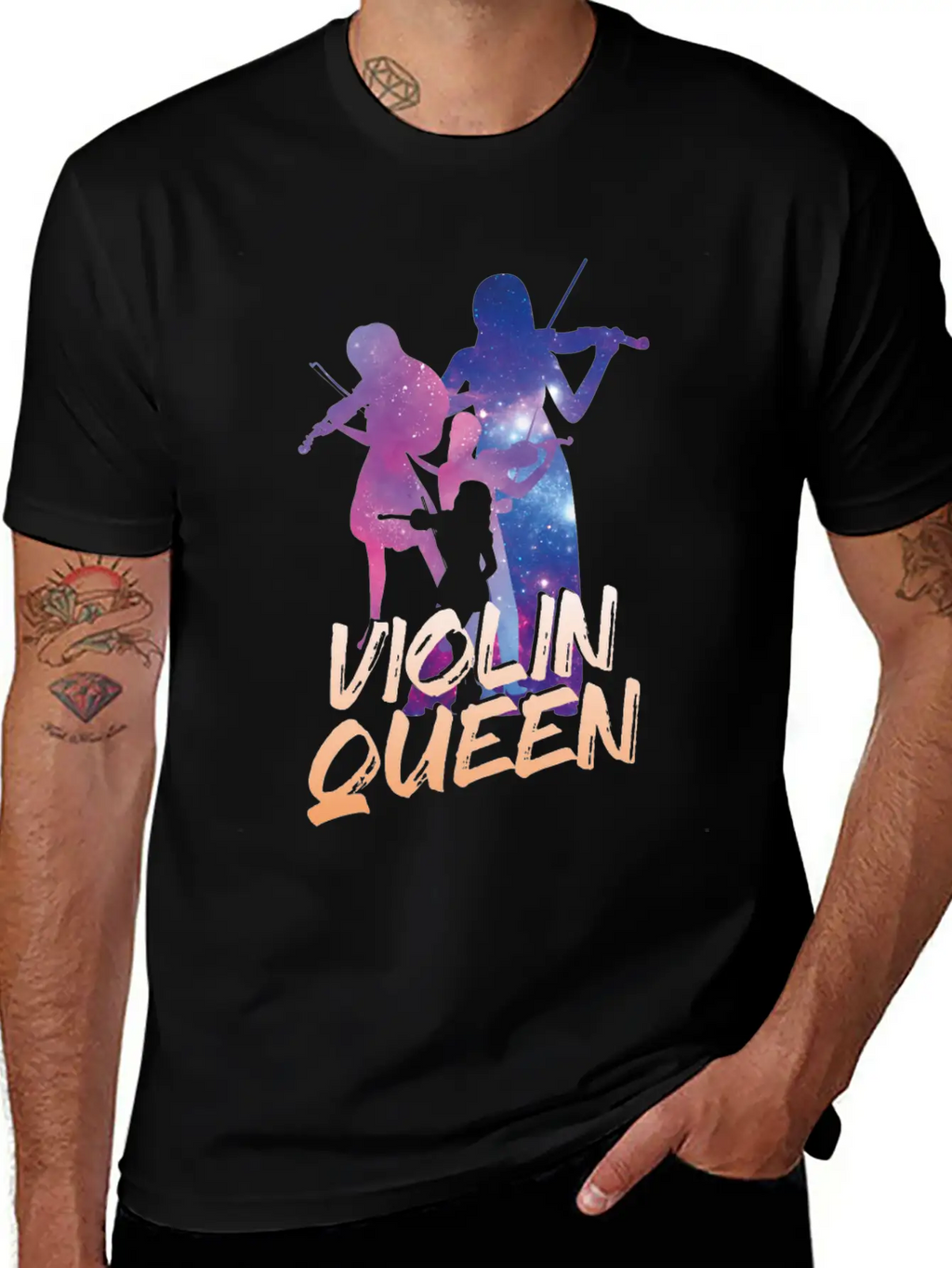 Violin Violinist Girl Violin Queen Unisex Casual T-Shirt – Clean Design For Daily Comfort