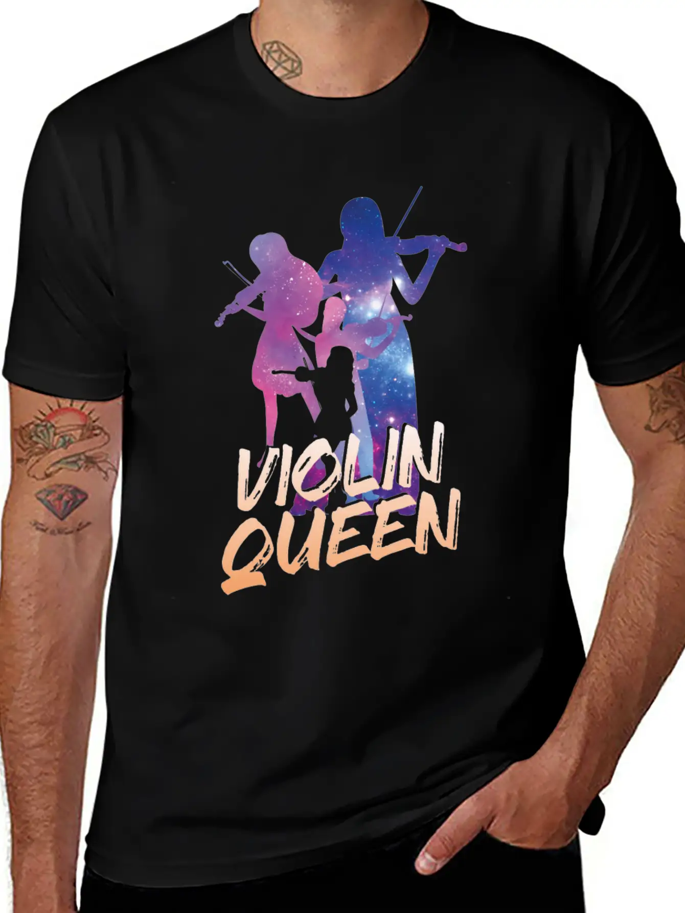 Violin Violinist Girl Violin Queen Unisex Casual T-Shirt – Clean Design For Daily Comfort