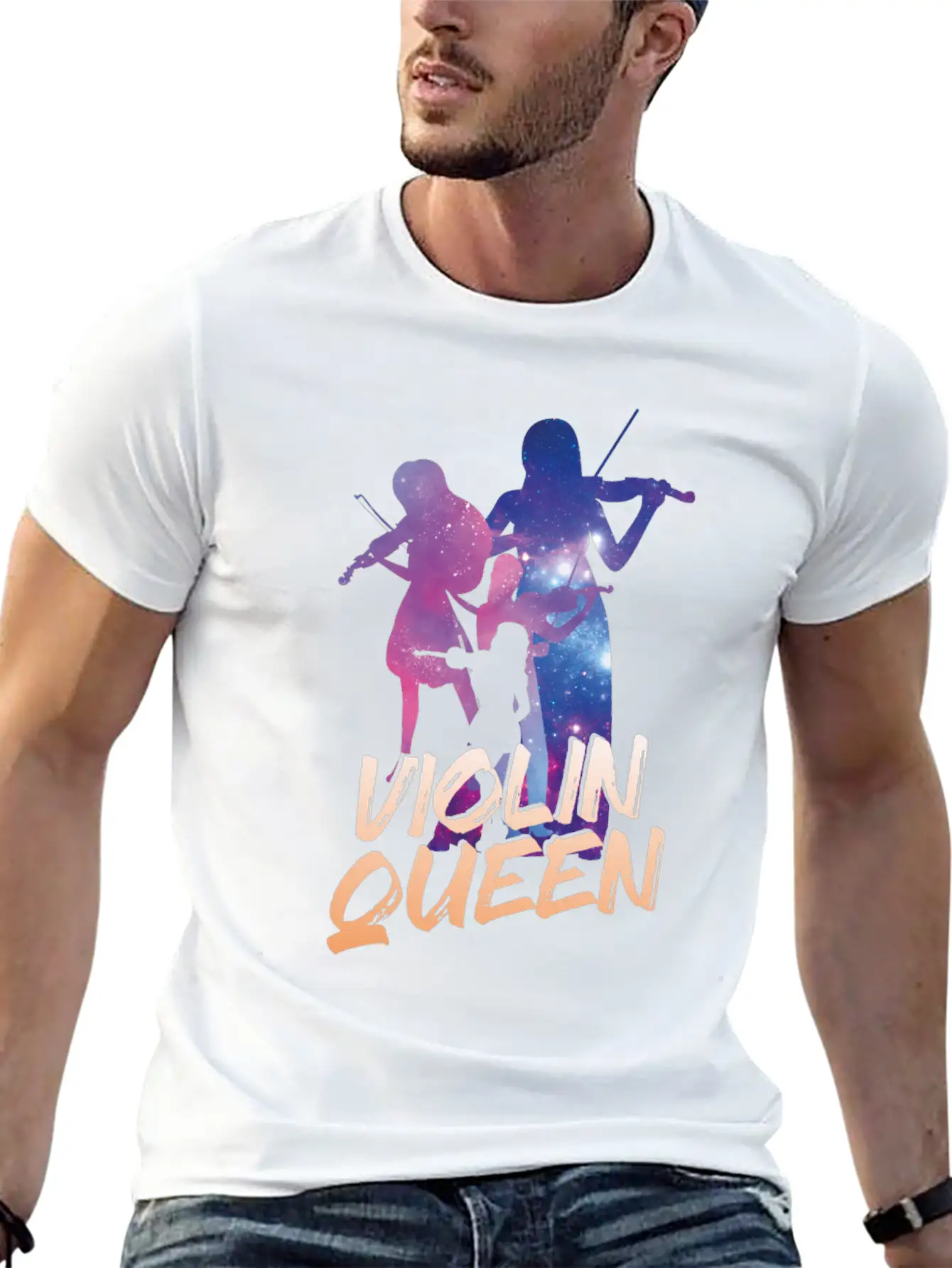 Violin Violinist Girl Violin Queen Unisex Casual T-Shirt – Clean Design For Daily Comfort