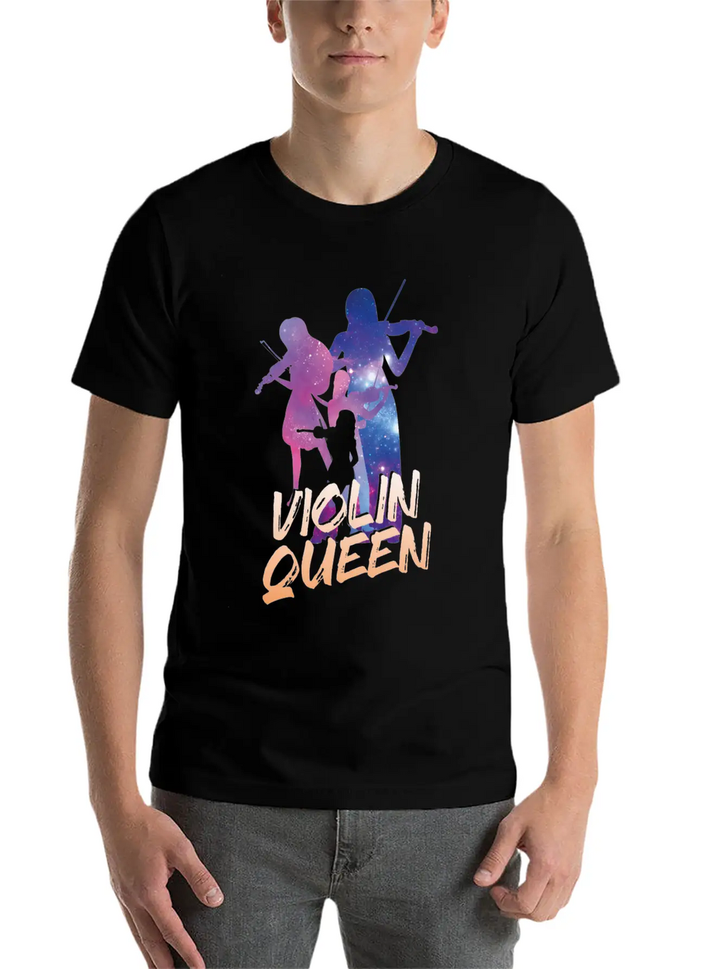 Violin Violinist Girl Violin Queen Unisex Casual T-Shirt – Clean Design For Daily Comfort