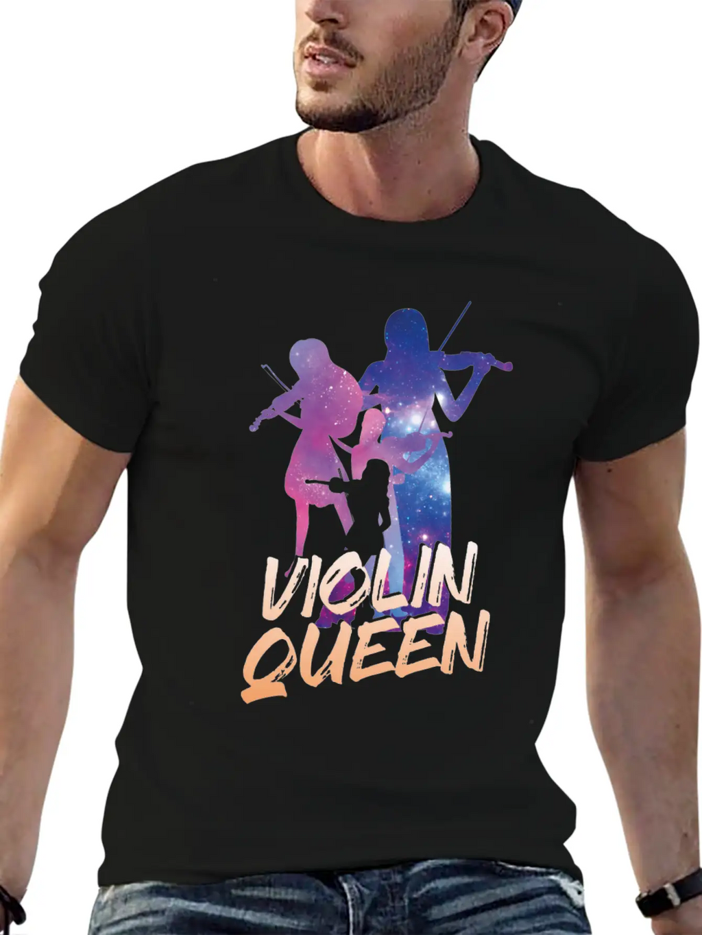 Violin Violinist Girl Violin Queen Unisex Casual T-Shirt – Clean Design For Daily Comfort