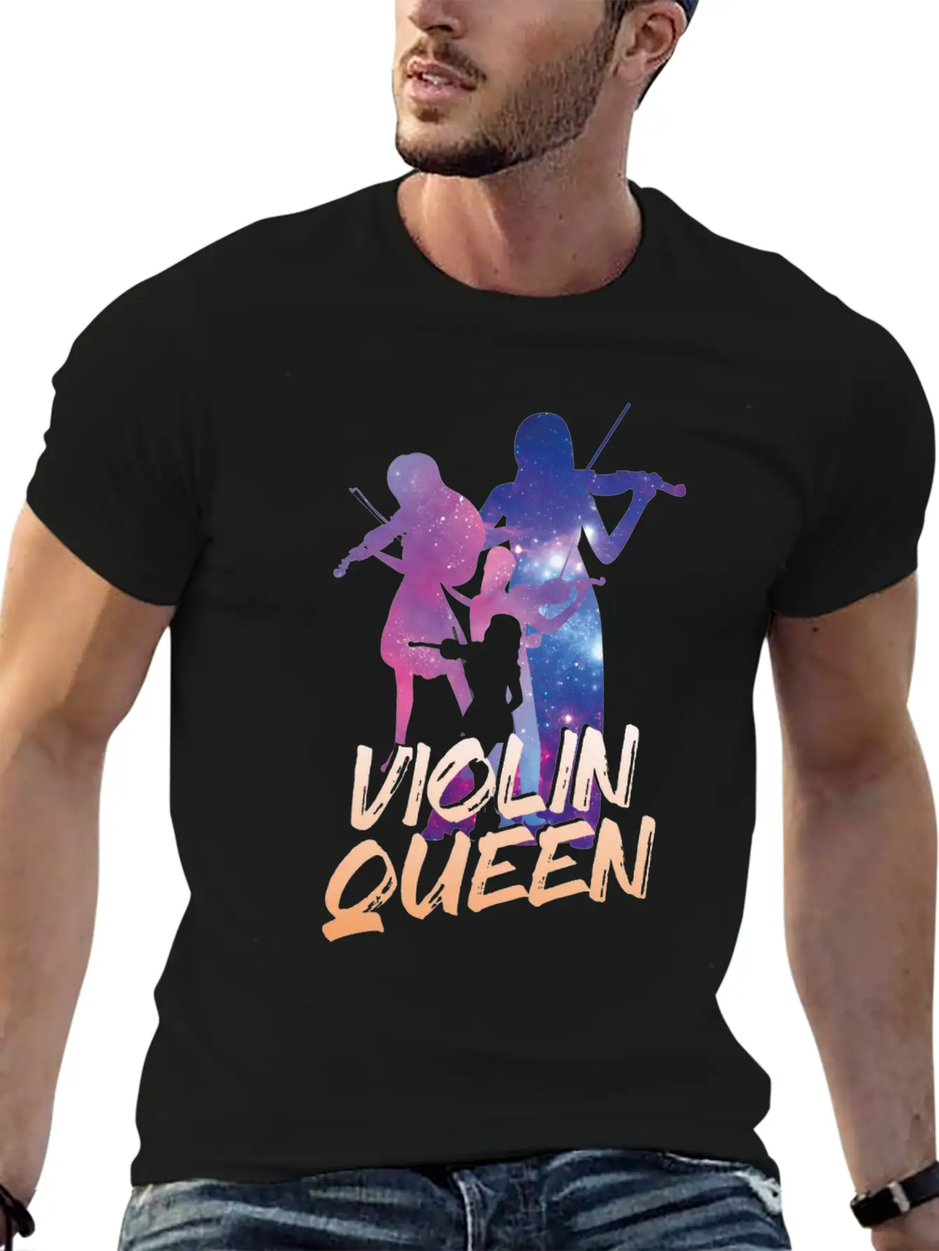 Violin Violinist Girl Violin Queen Unisex Casual T-Shirt – Clean Design For Daily Comfort