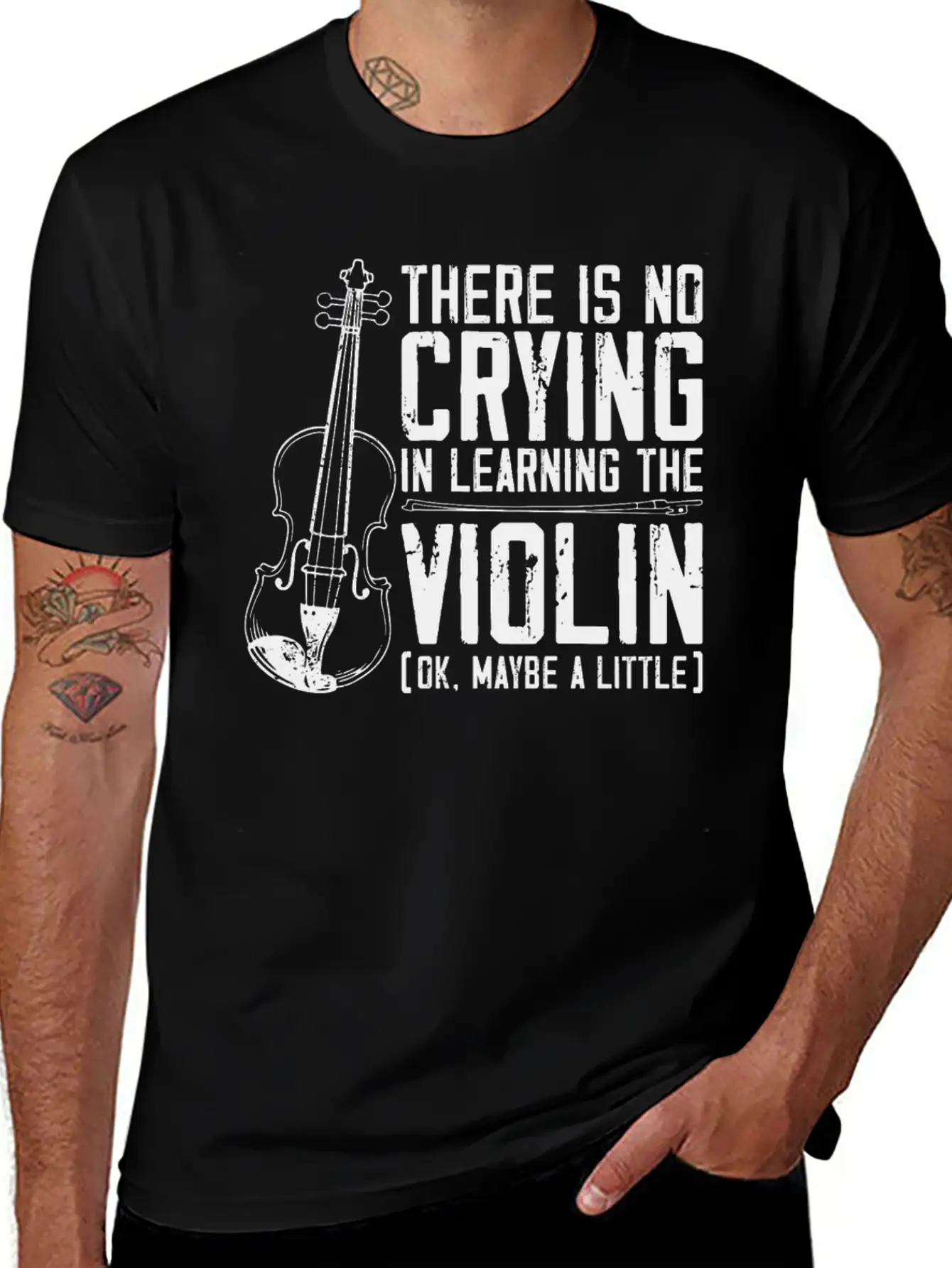 Violin Violinist There Is No Unisex Casual T-Shirt – Clean Design For Daily Comfort